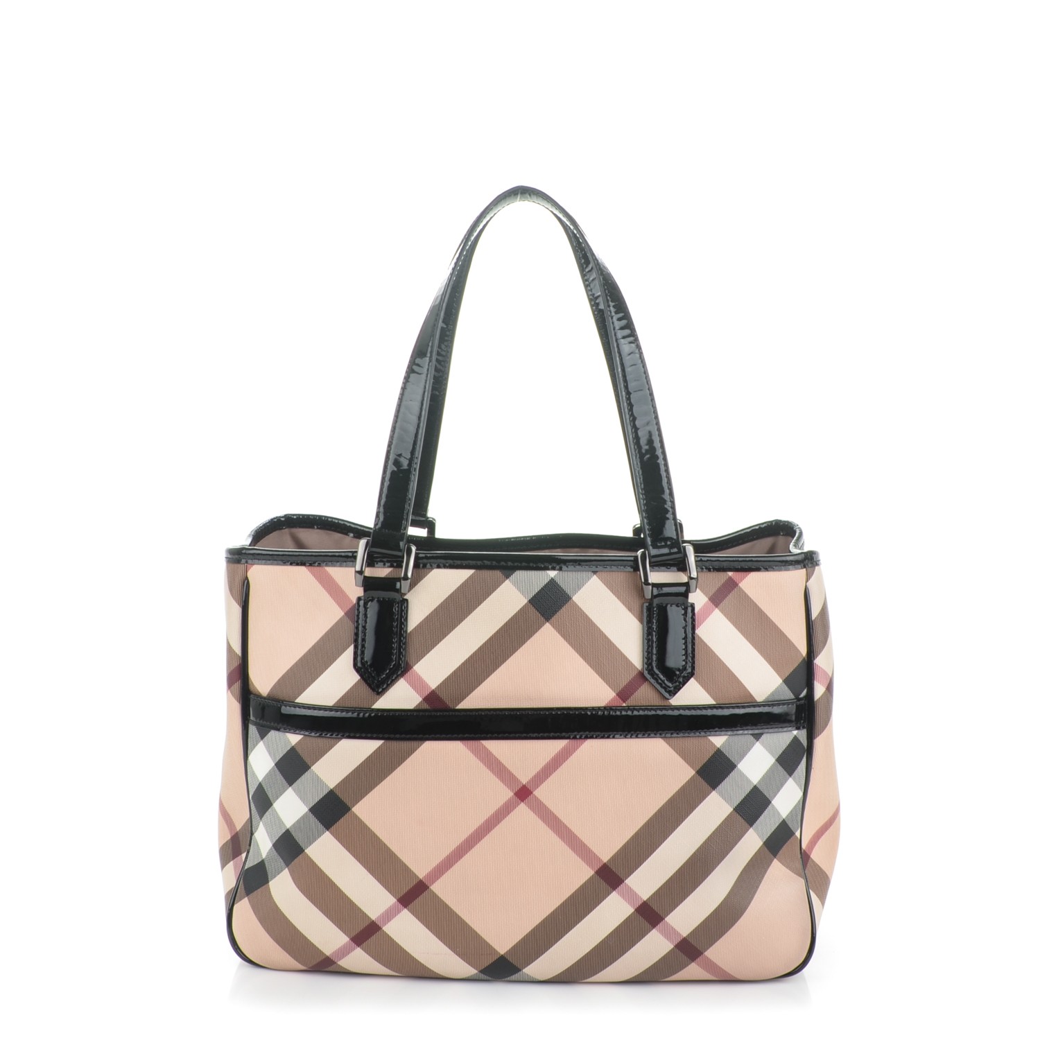 nova check burberry tote