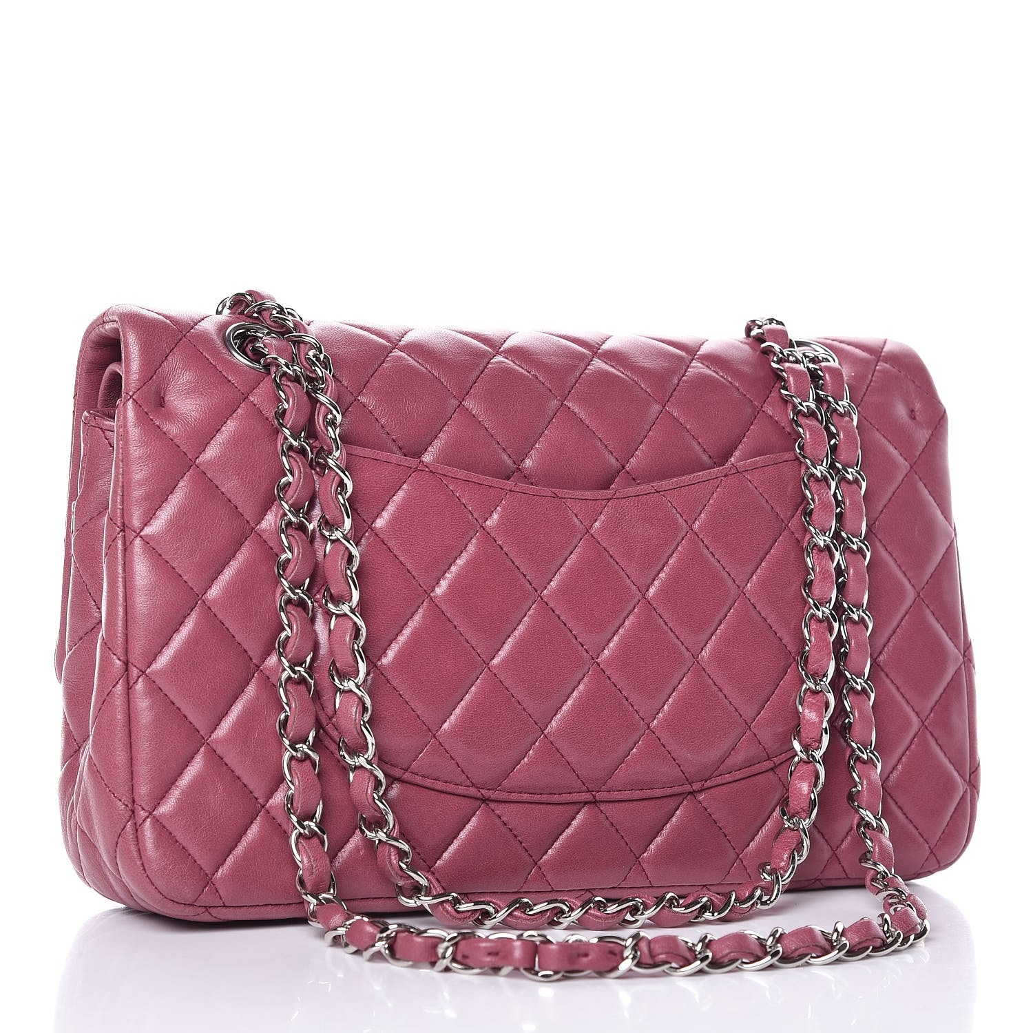 chanel pink lambskin