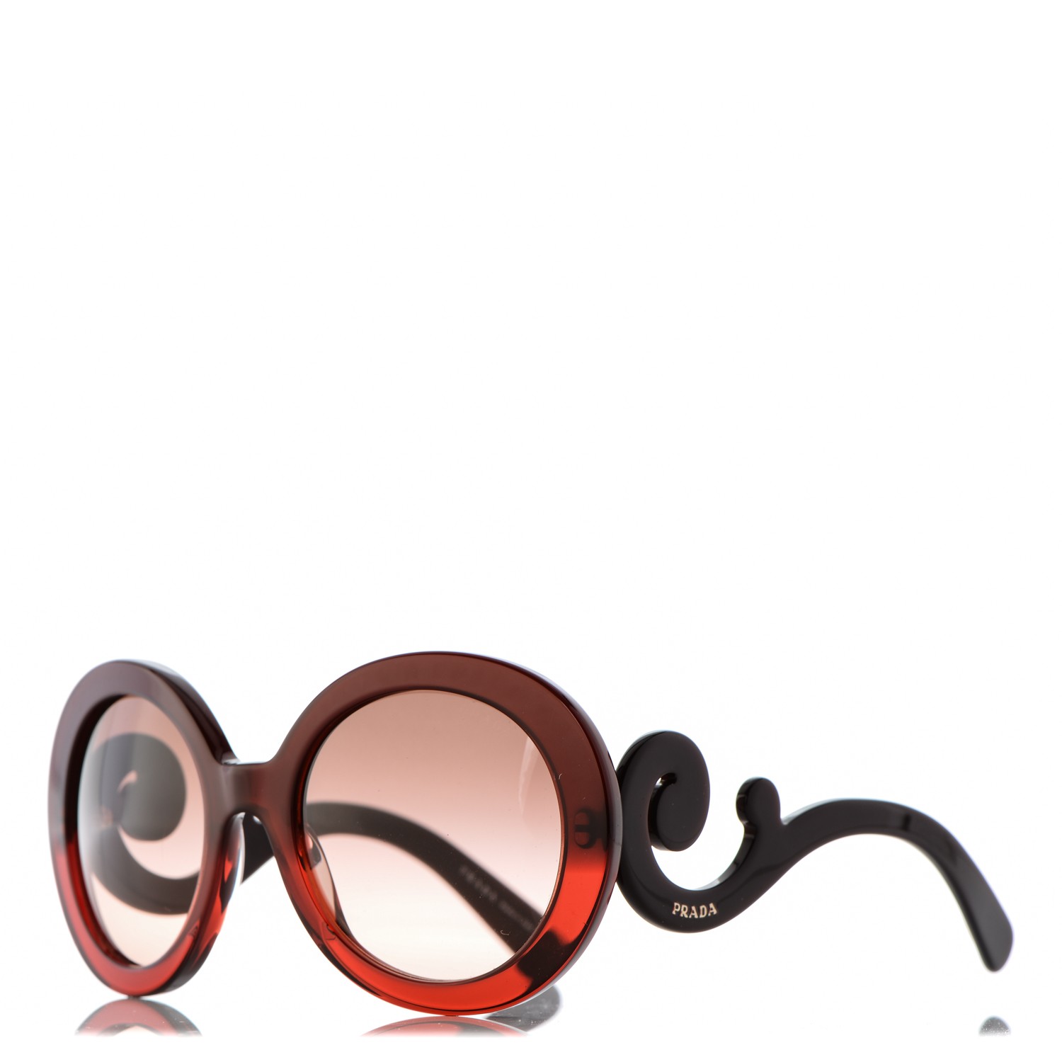 prada burgundy sunglasses