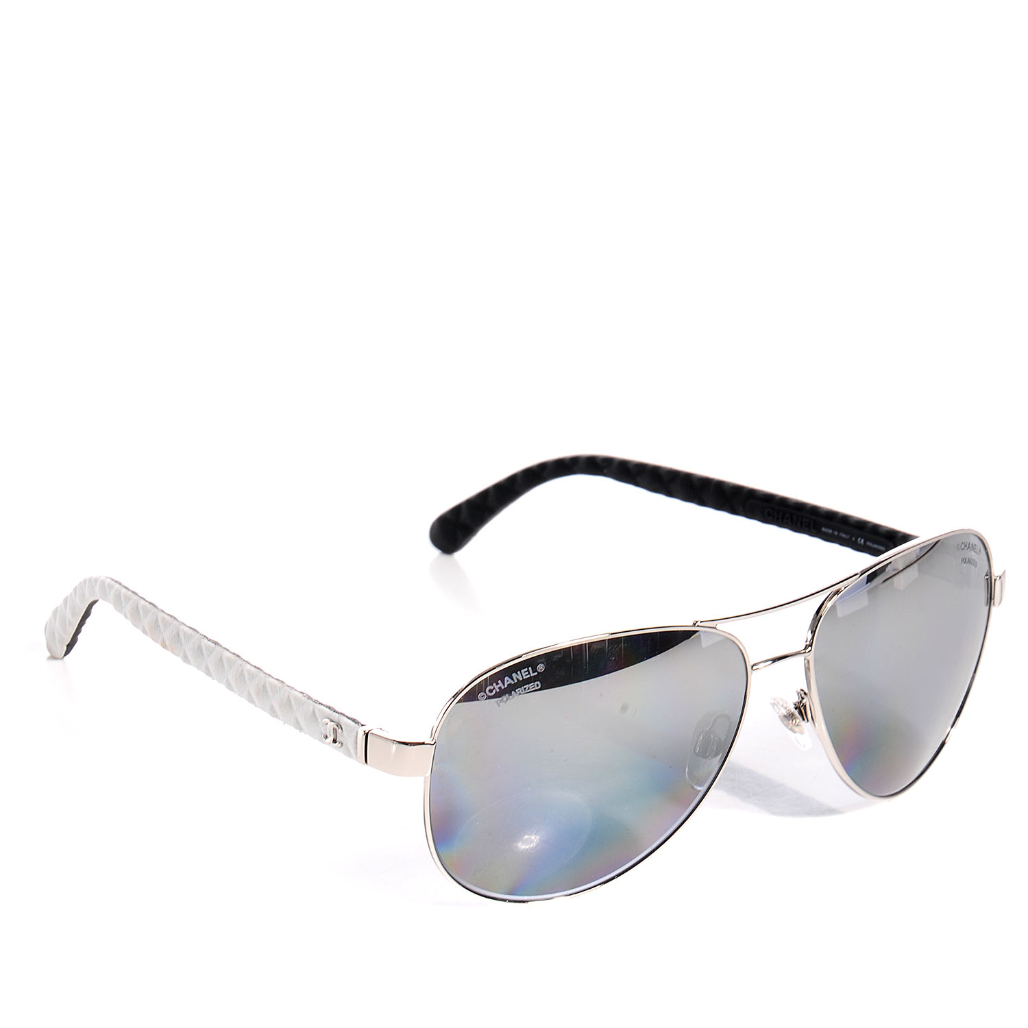 CHANEL Aviator Sunglasses Polarized 4204-Q White 78991