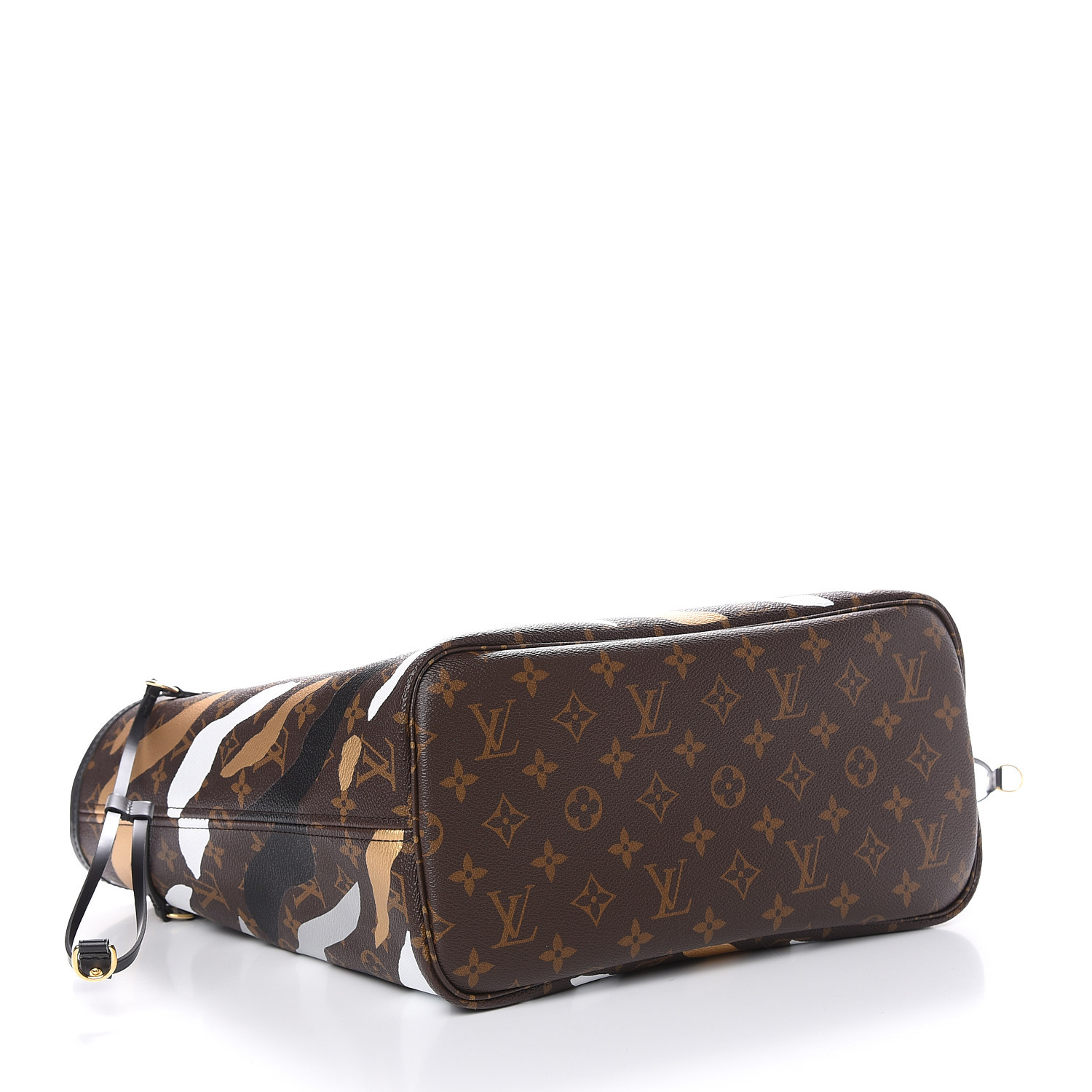 LOUIS VUITTON X LOL Monogram Neverfull MM Gold Silver 481139