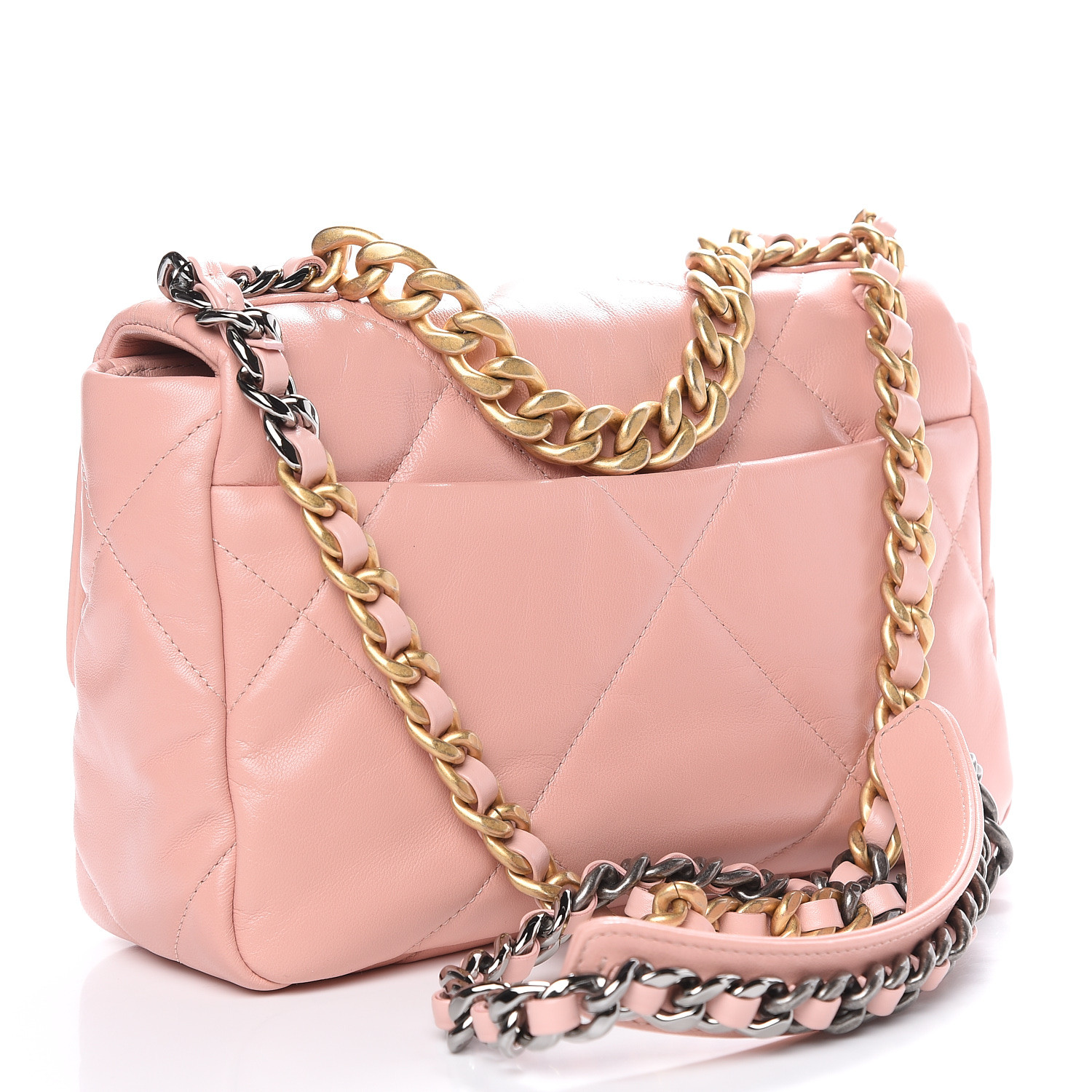 chanel 19 dark pink