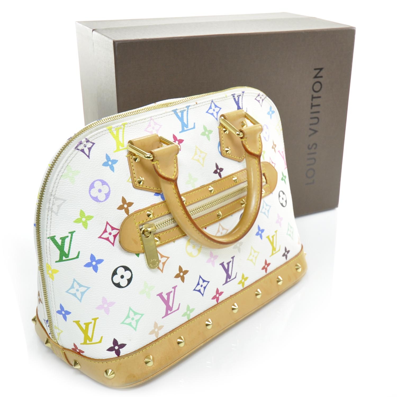 Louis Vuitton Multicolor Alma White 22909 