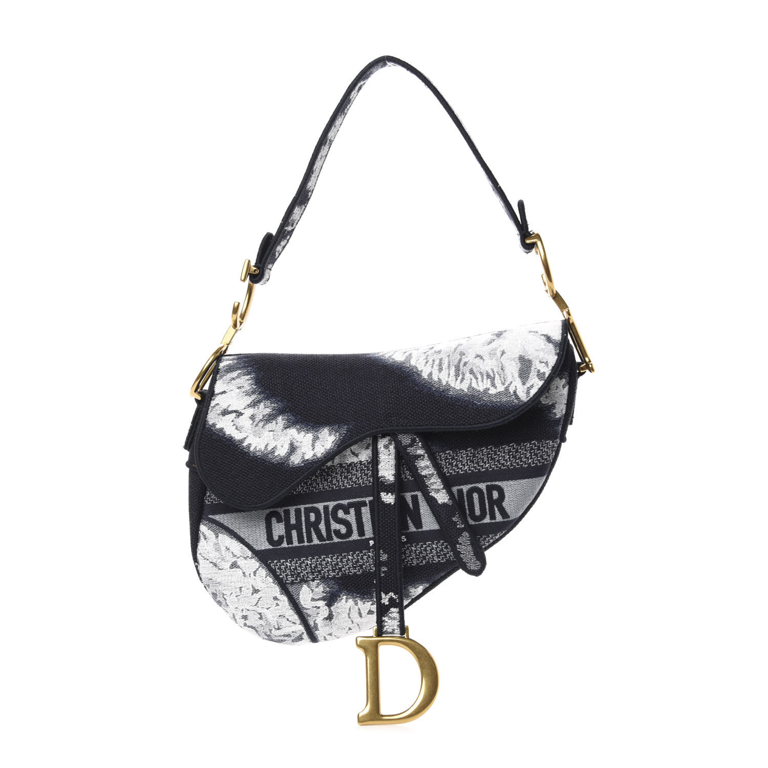 dior tie dye saddle bolsa