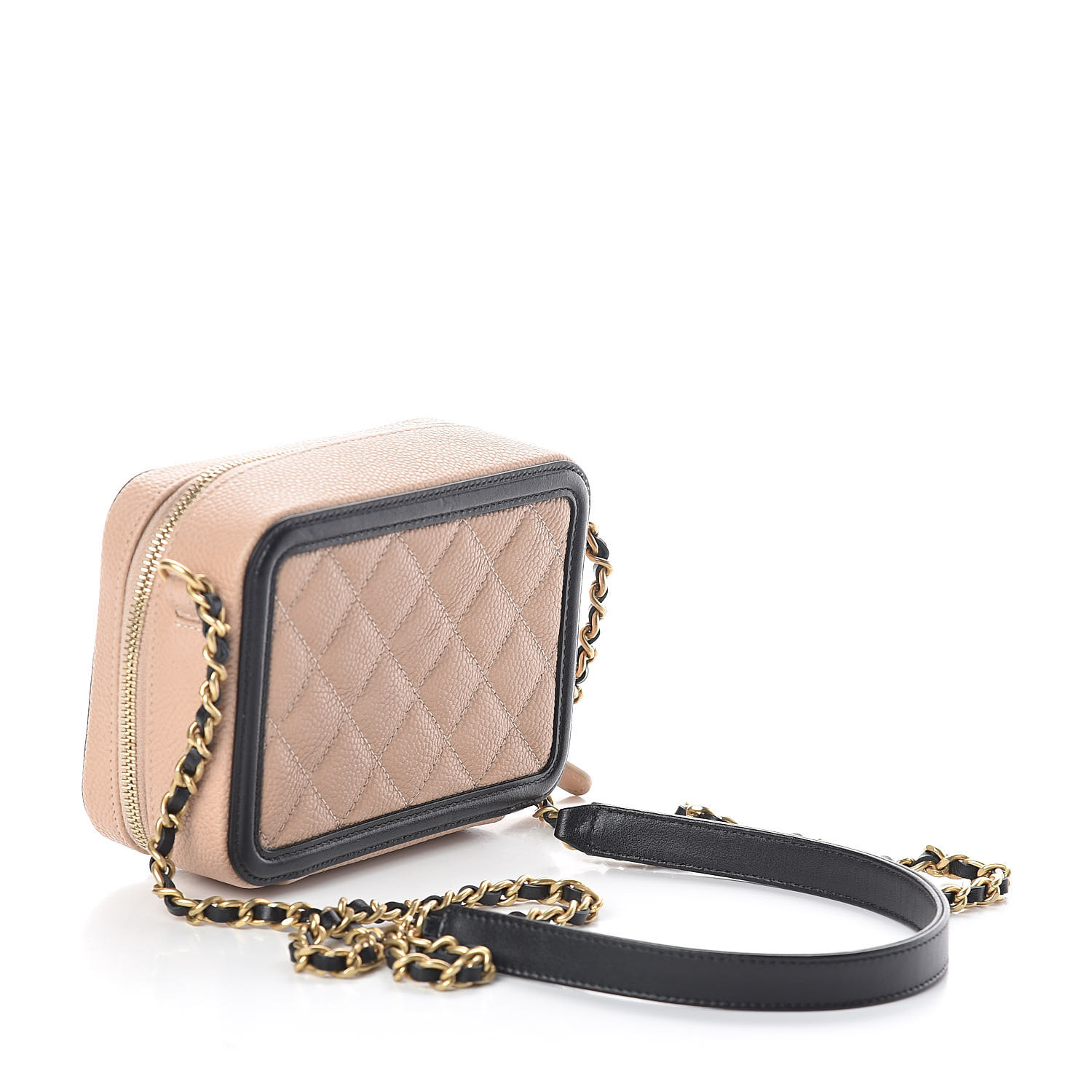 chanel filigree clutch with chain