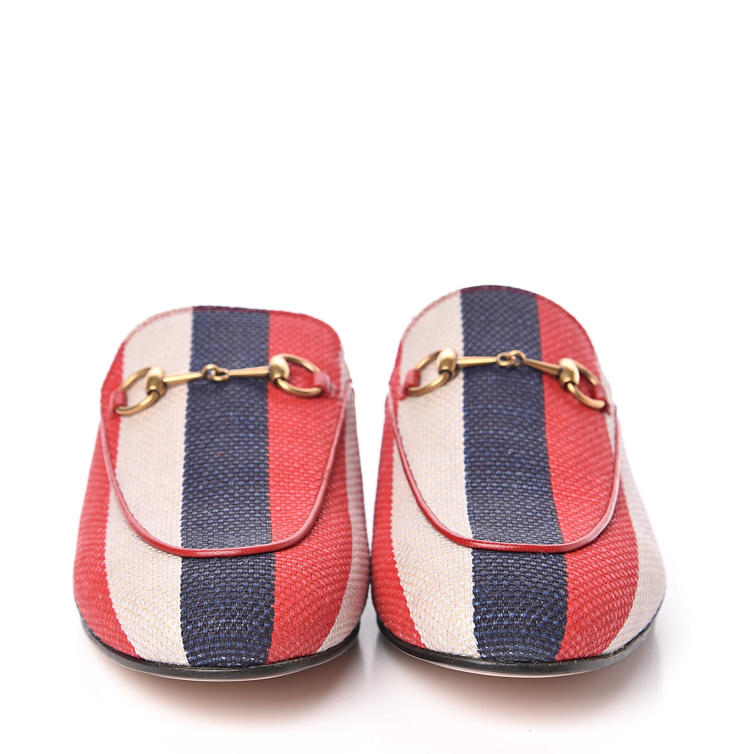 canvas gucci princetown mules