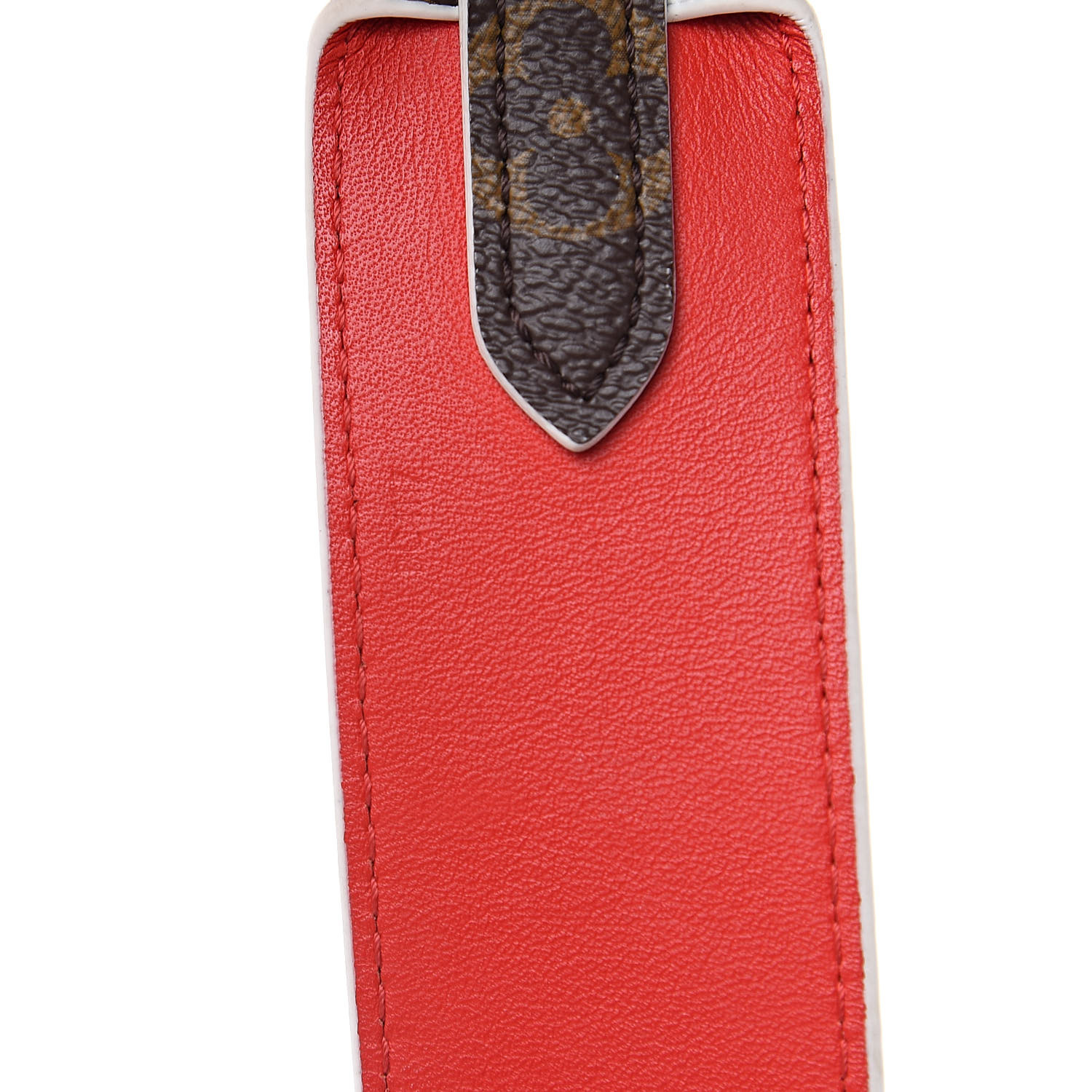 LOUIS VUITTON Monogram Bandouliere Shoulder Strap Red 507093