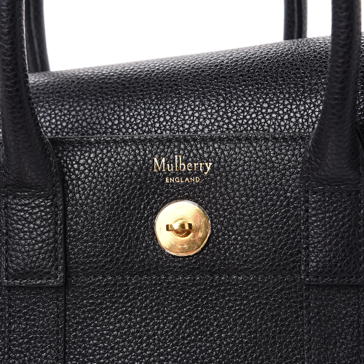 MULBERRY Classic Grain Small New Bayswater Black 500535