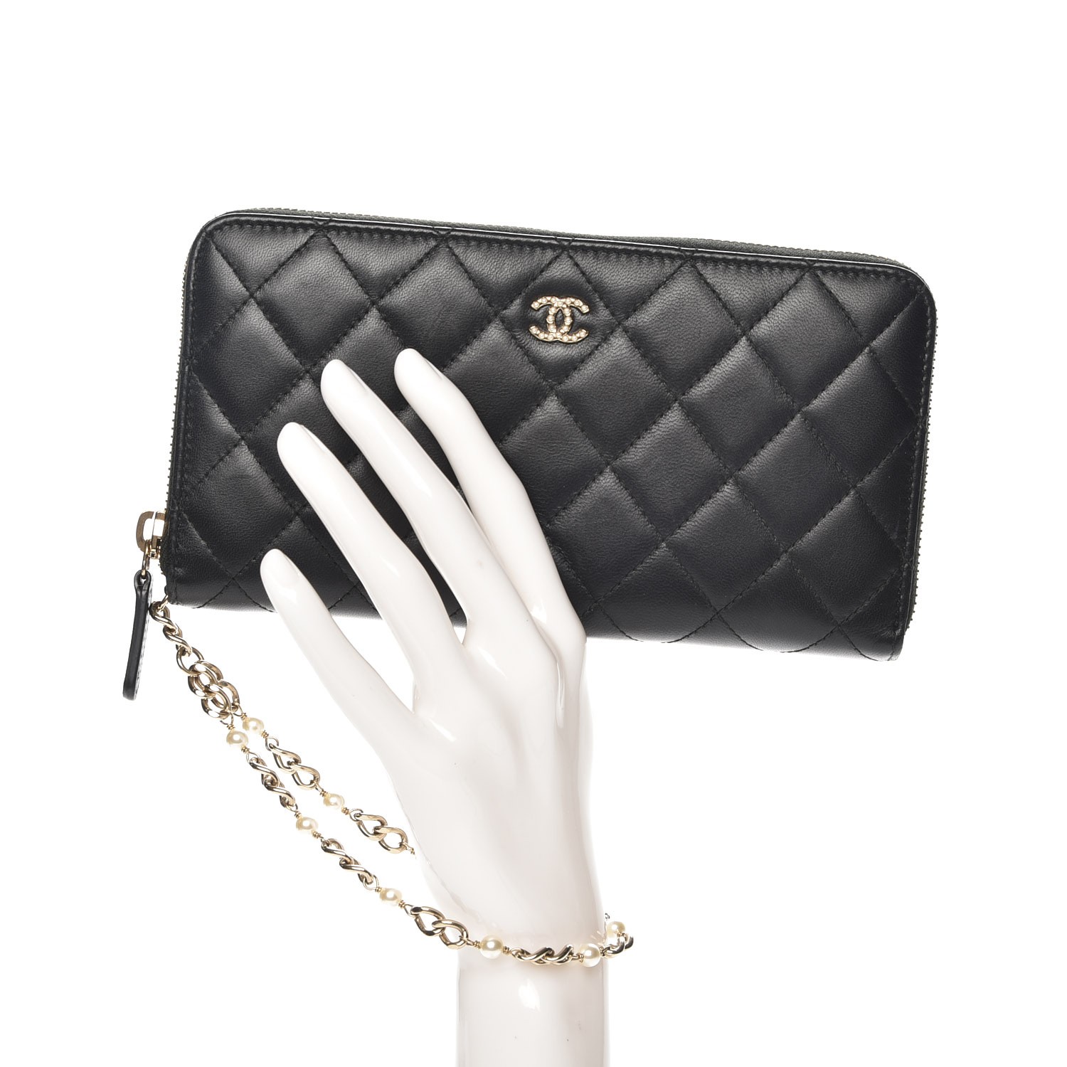 chanel wrist wallet