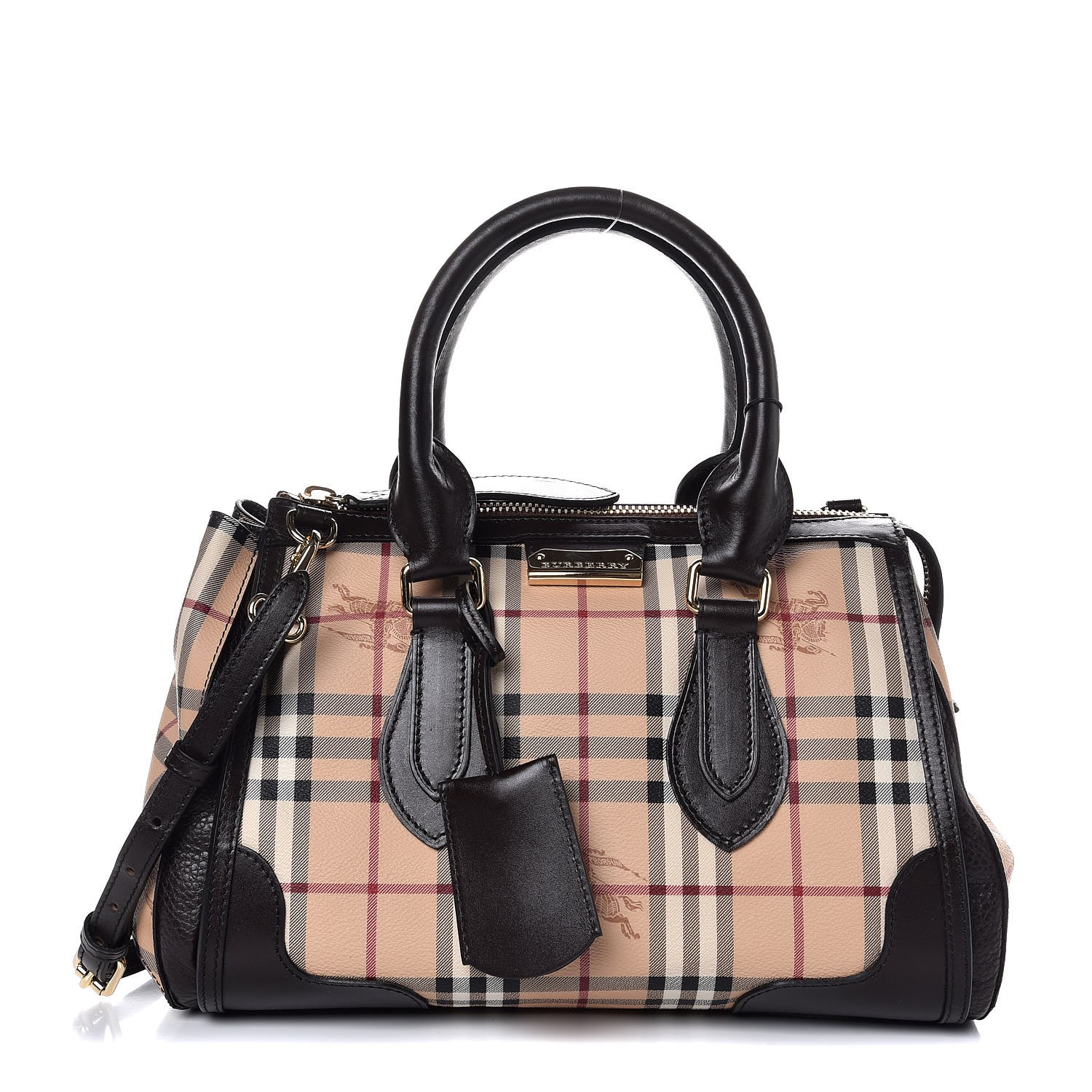 burberry haymarket small gladstone tote