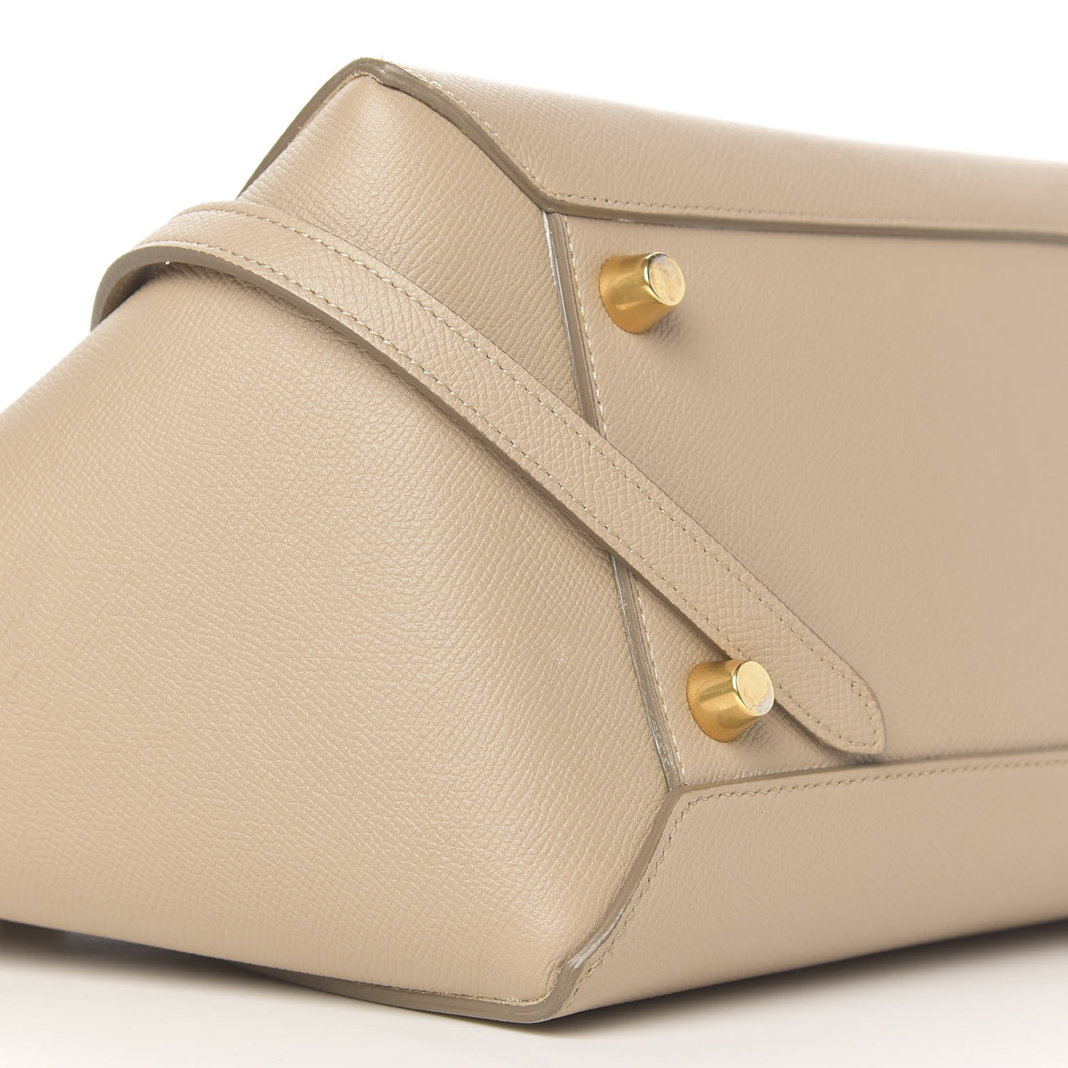 CELINE Grained Calfskin Mini Belt Bag Light Taupe 677728 | FASHIONPHILE