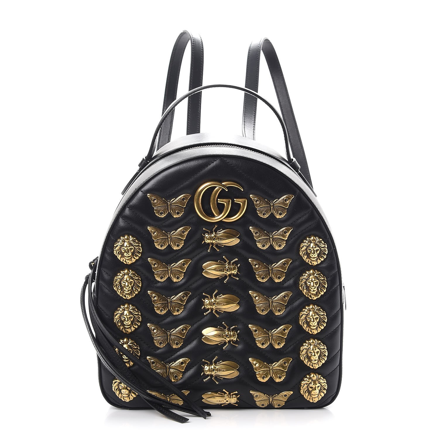 gucci animal studs backpack