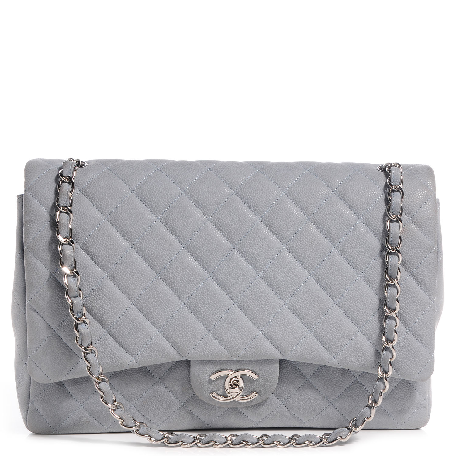 chanel maxi flap caviar