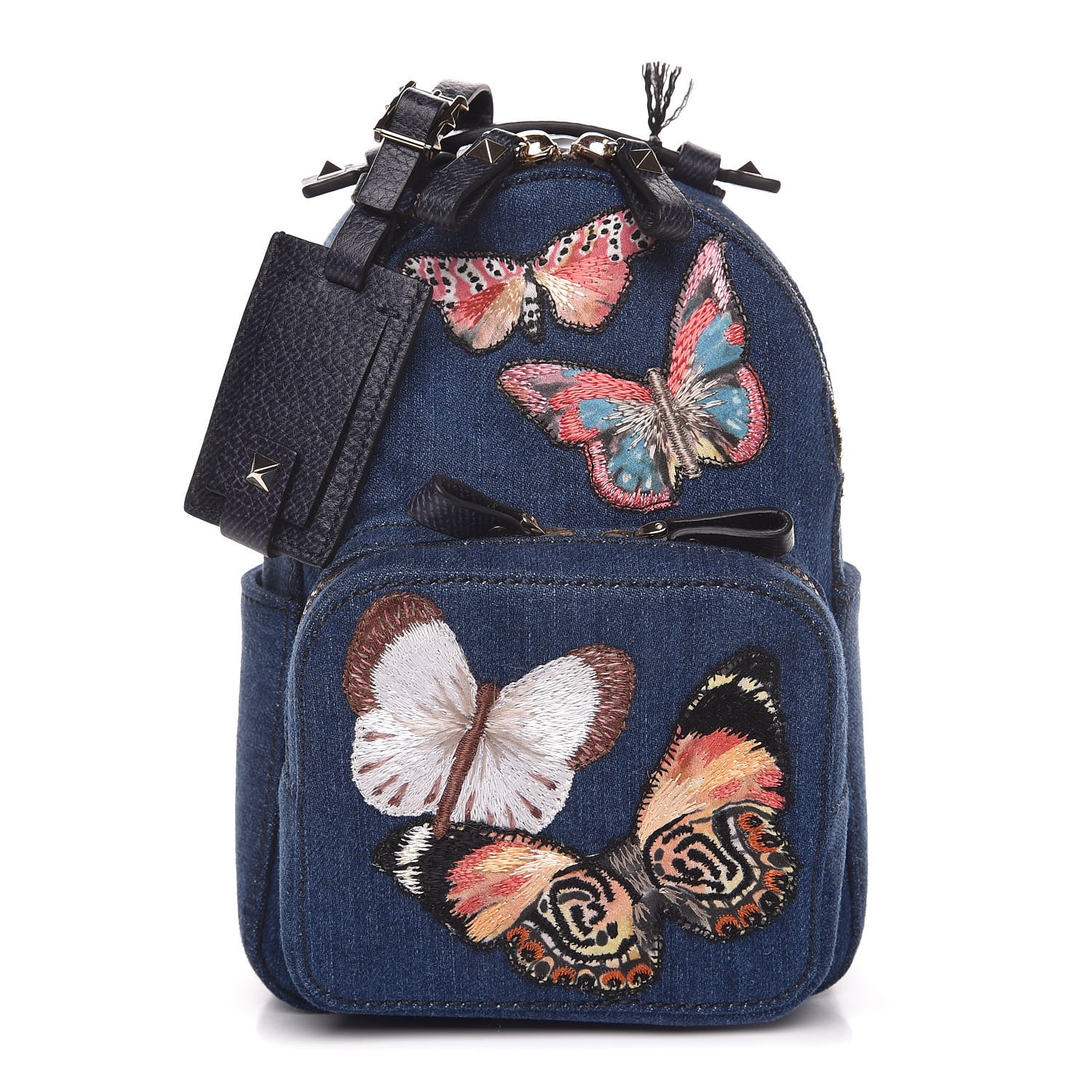 valentino denim backpack