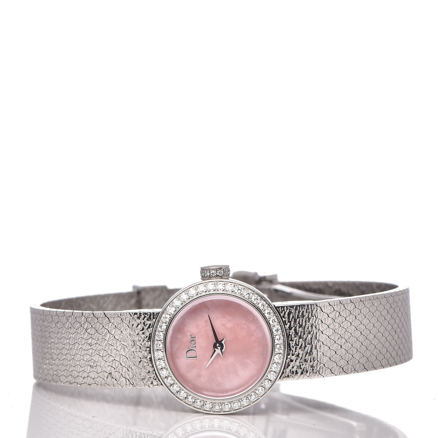 pink dior watch