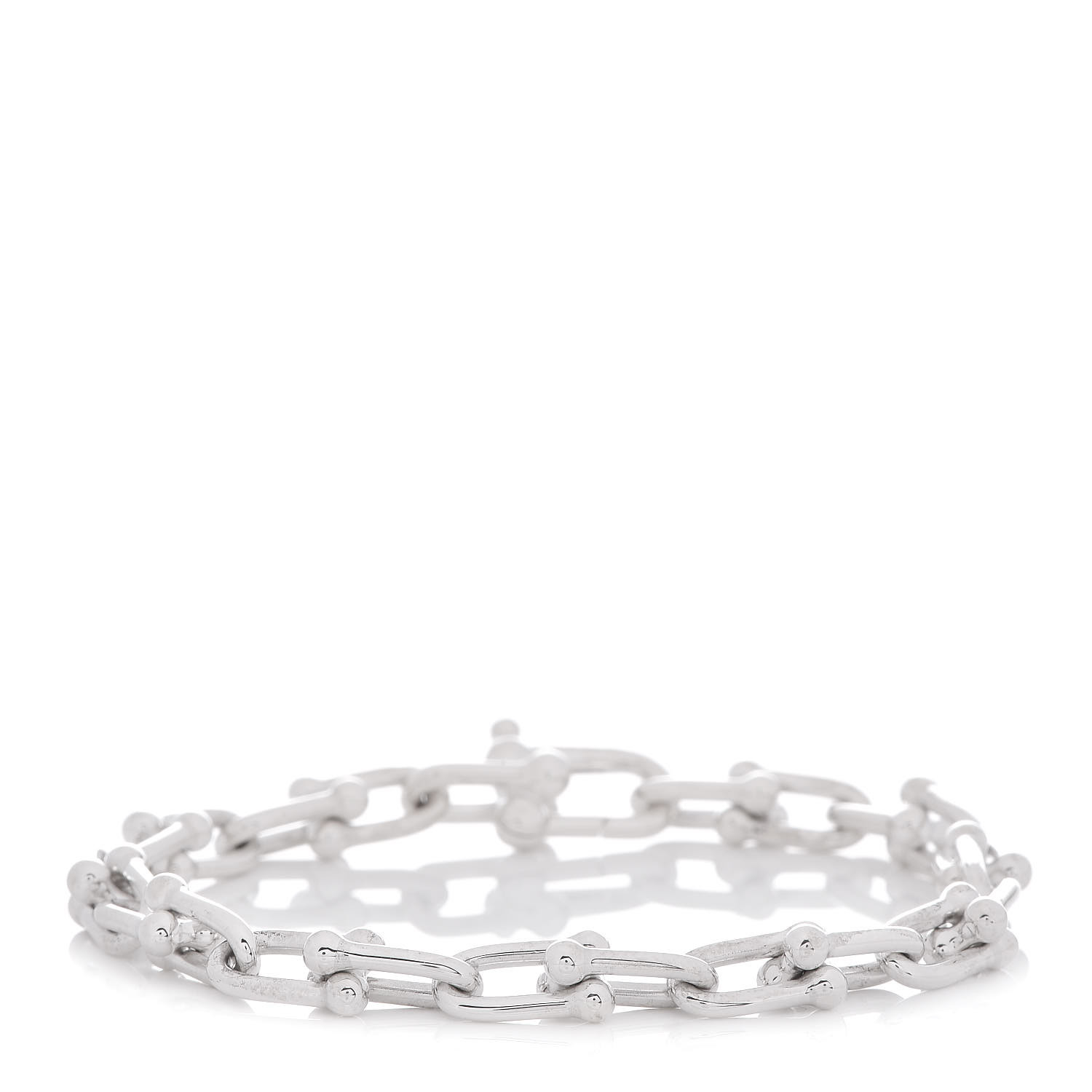 TIFFANY Sterling Silver HardWear Link Bracelet S 440870