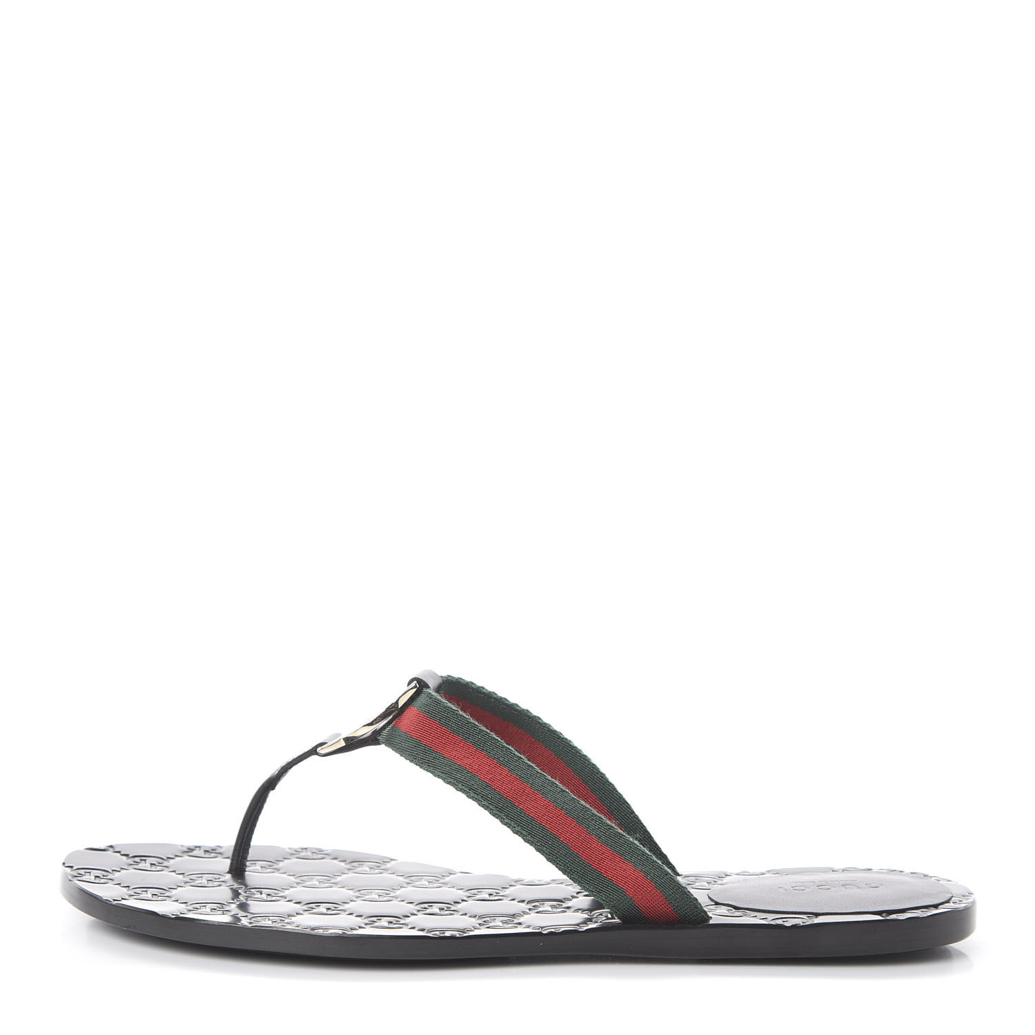 gucci gg web thong sandal