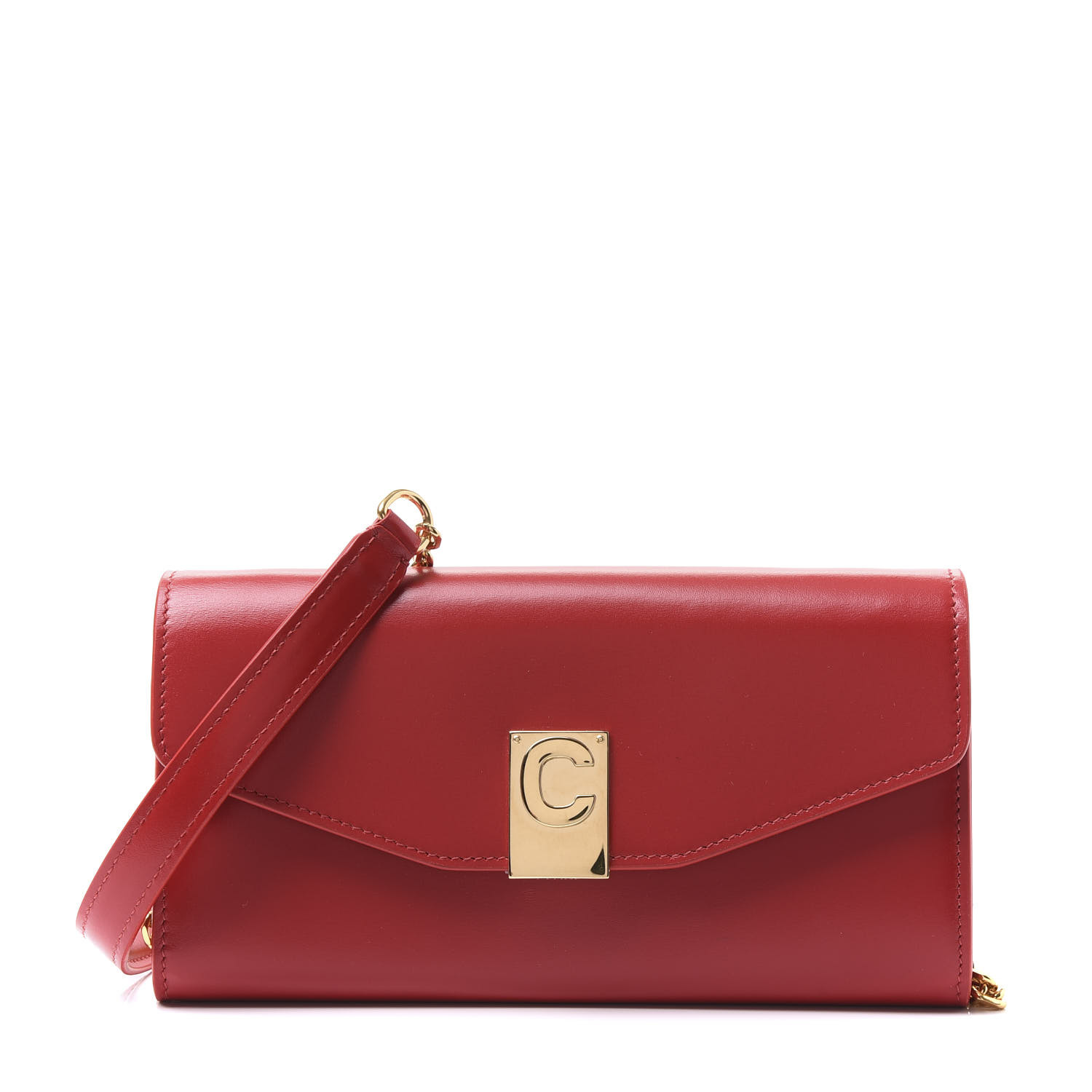 Celine red clearance wallet