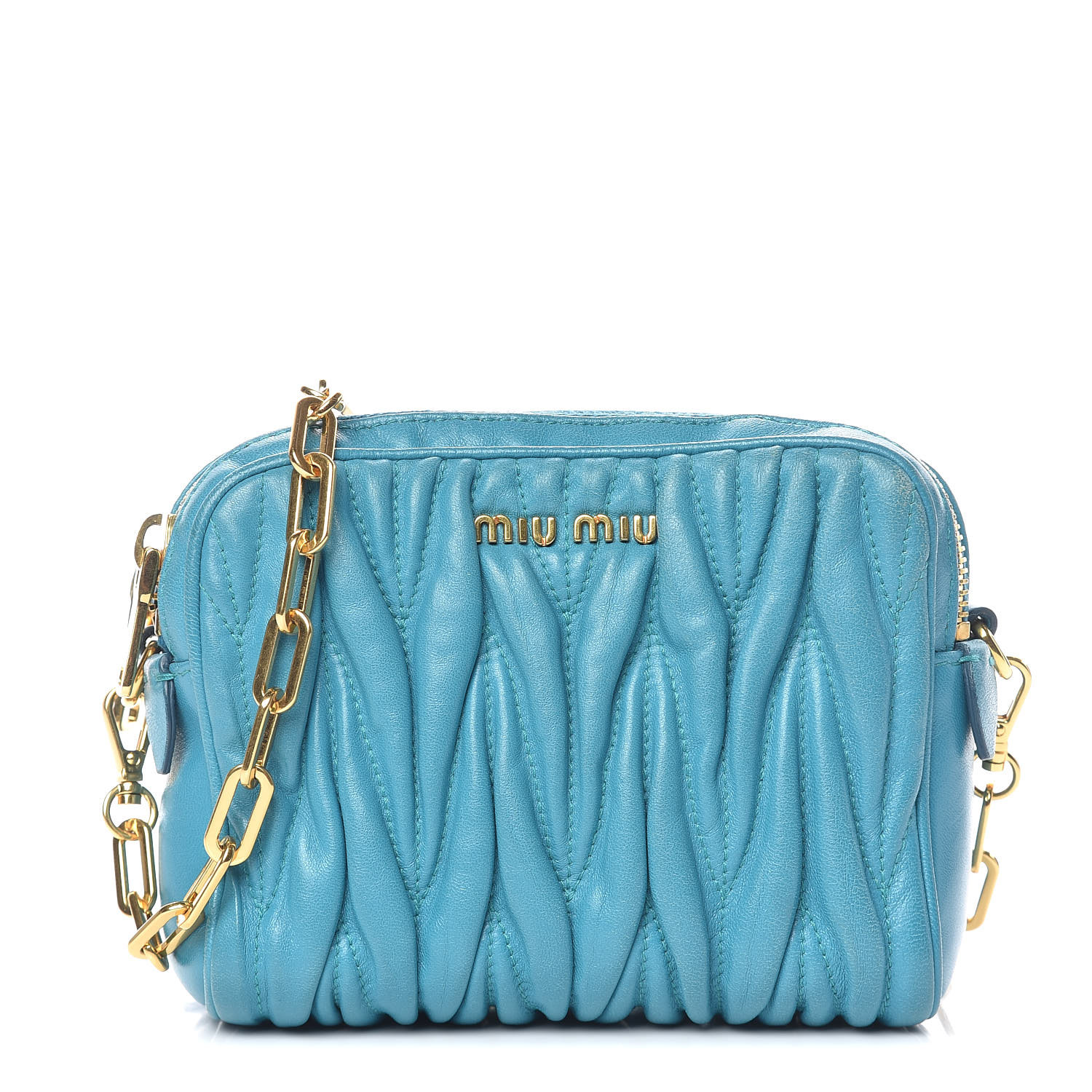 blue miu miu bag