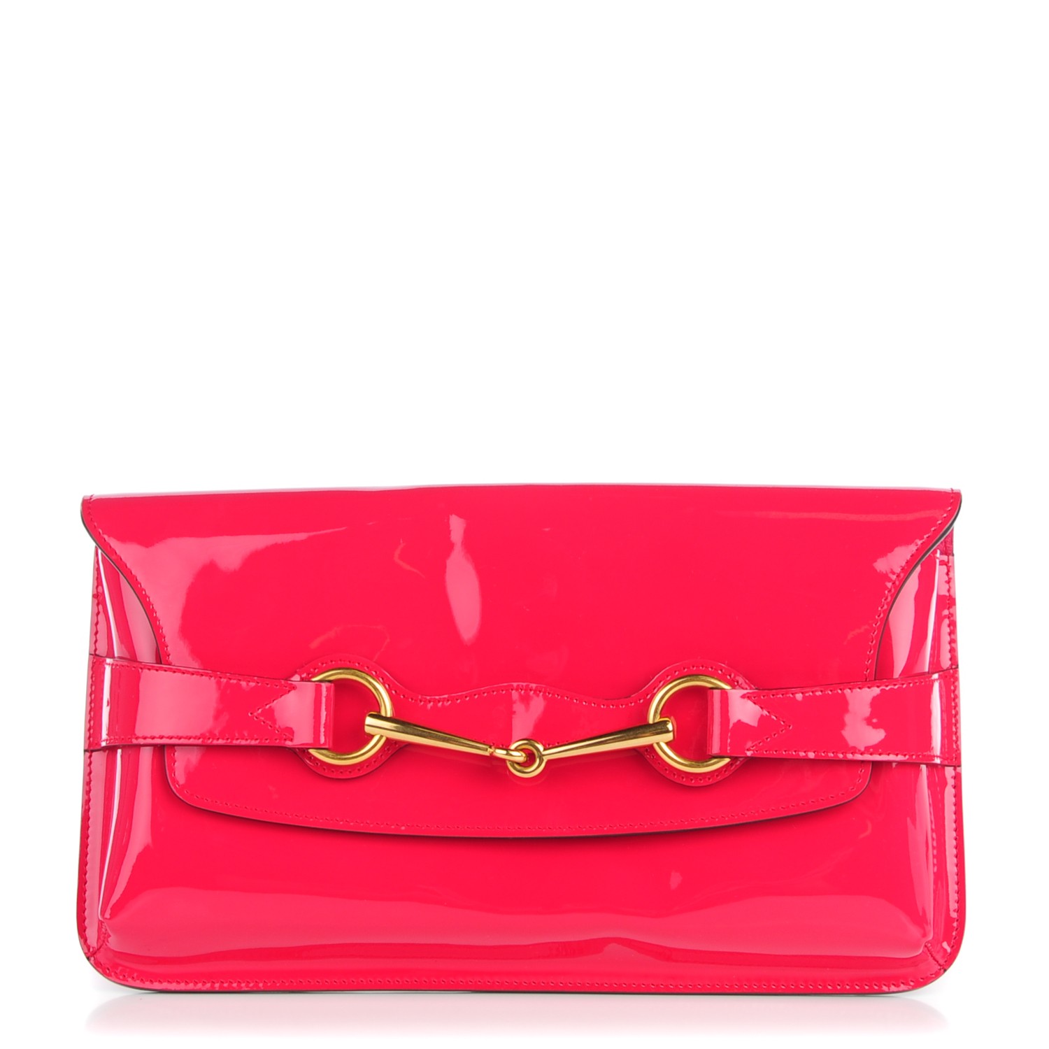 shocking pink clutch bag