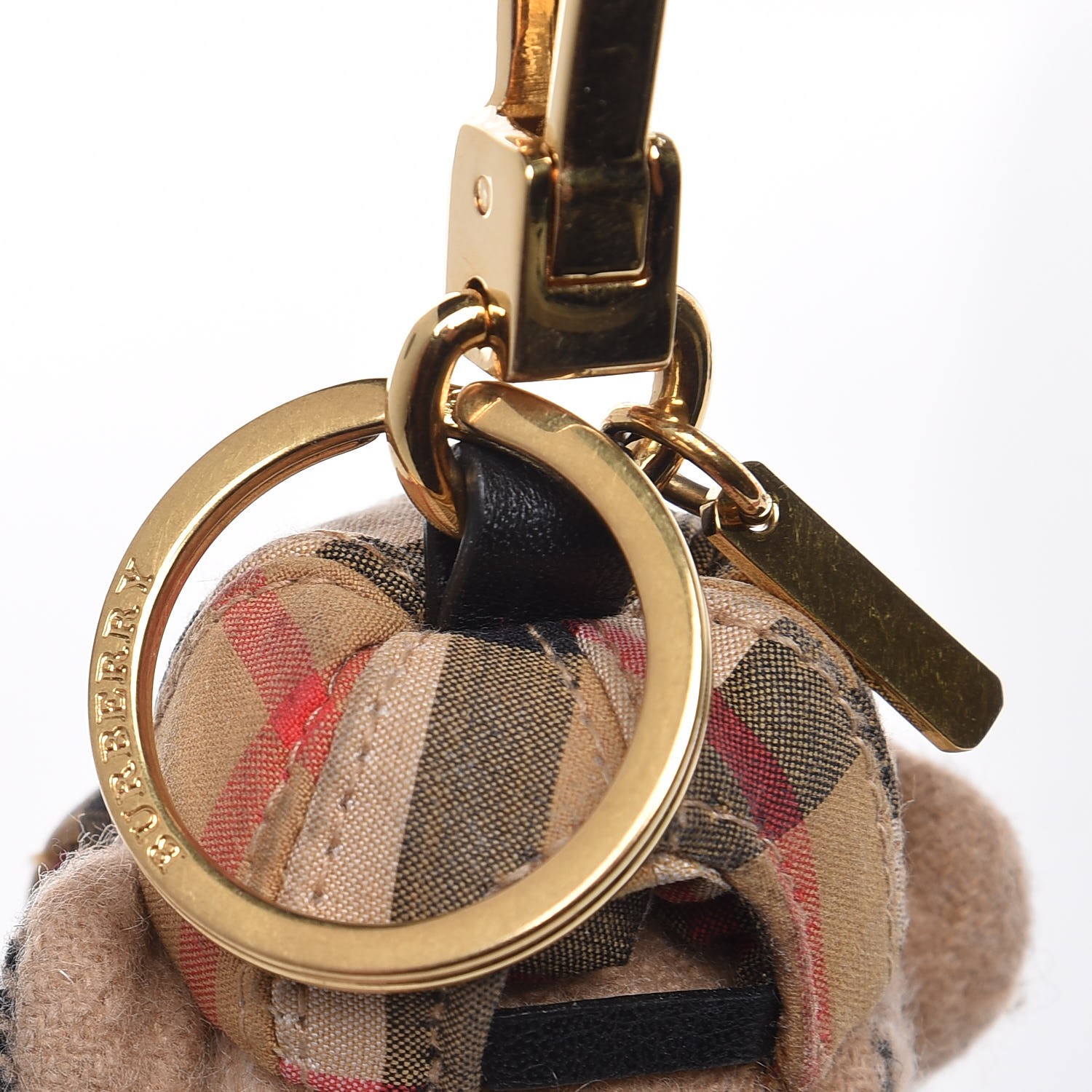 burberry teddy bear keychain