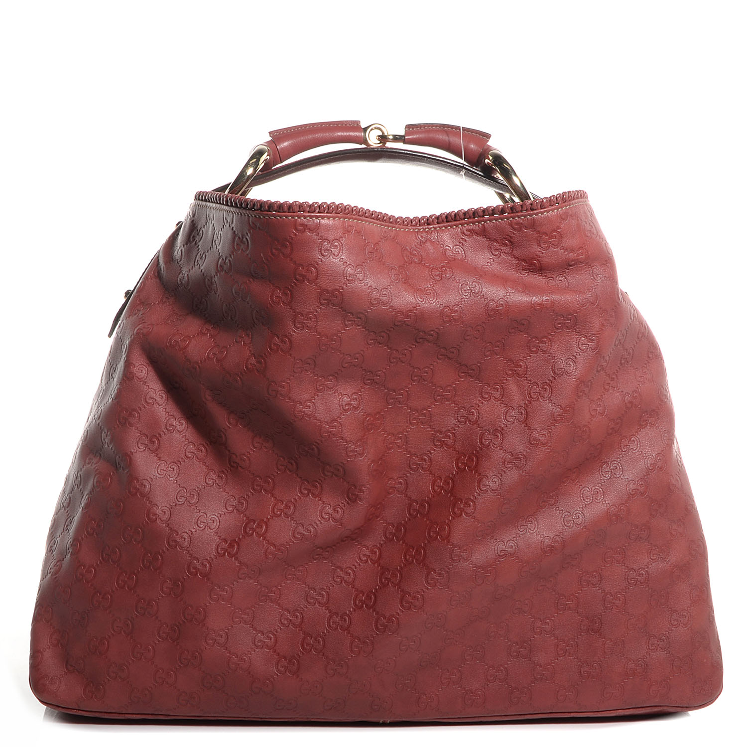 gucci guccissima horsebit hobo