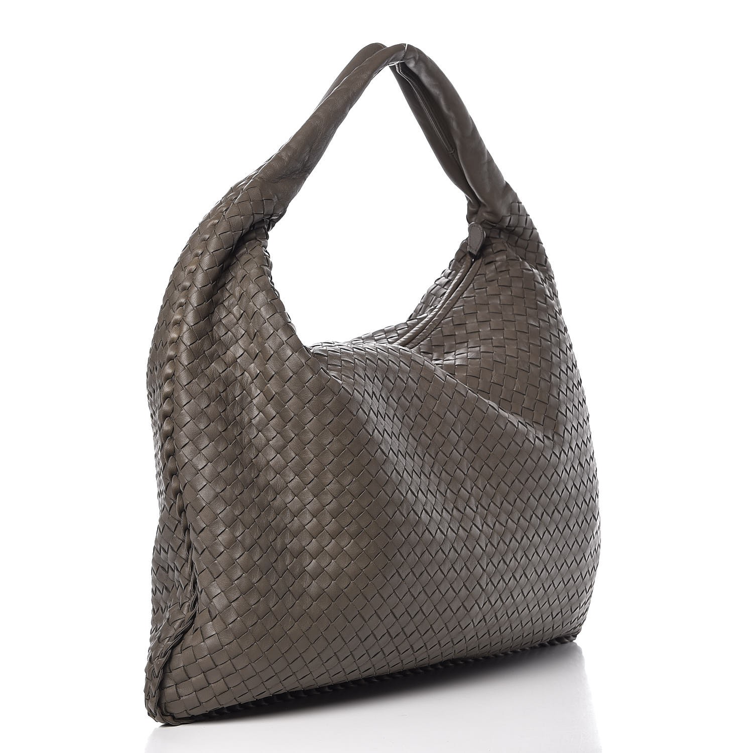 BOTTEGA VENETA Nappa Intrecciato Maxi Veneta Hobo Shadow 325630