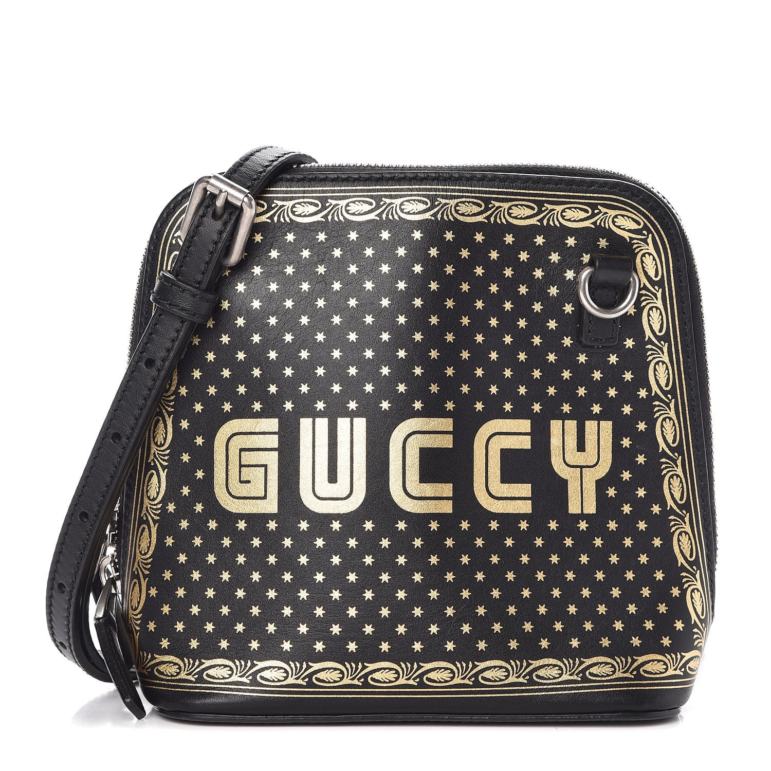 black and gold gucci bag