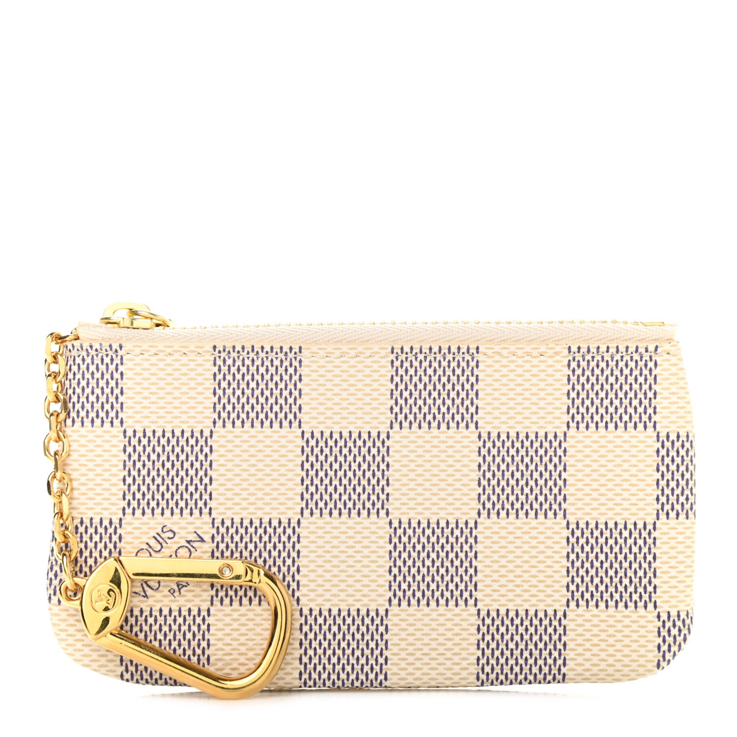 louis vuitton white key pouch