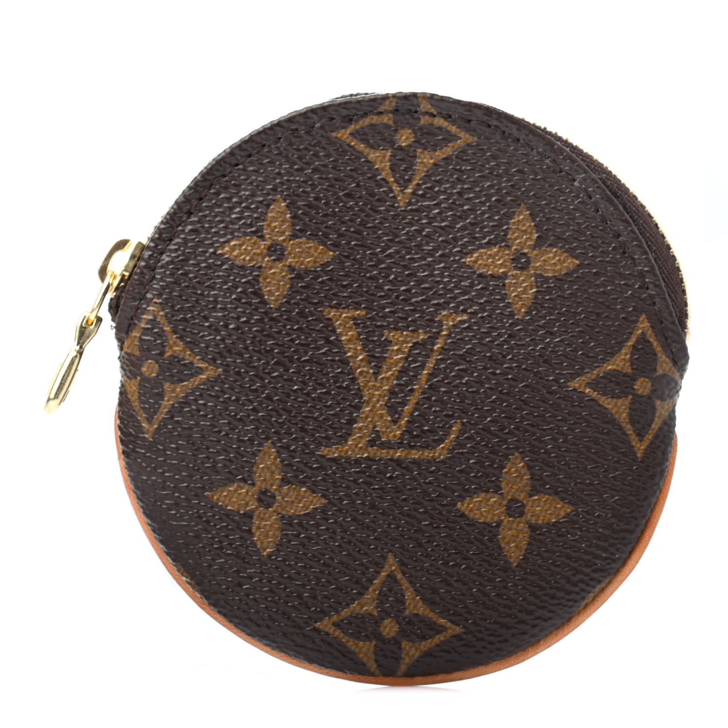 lv round coin pouch