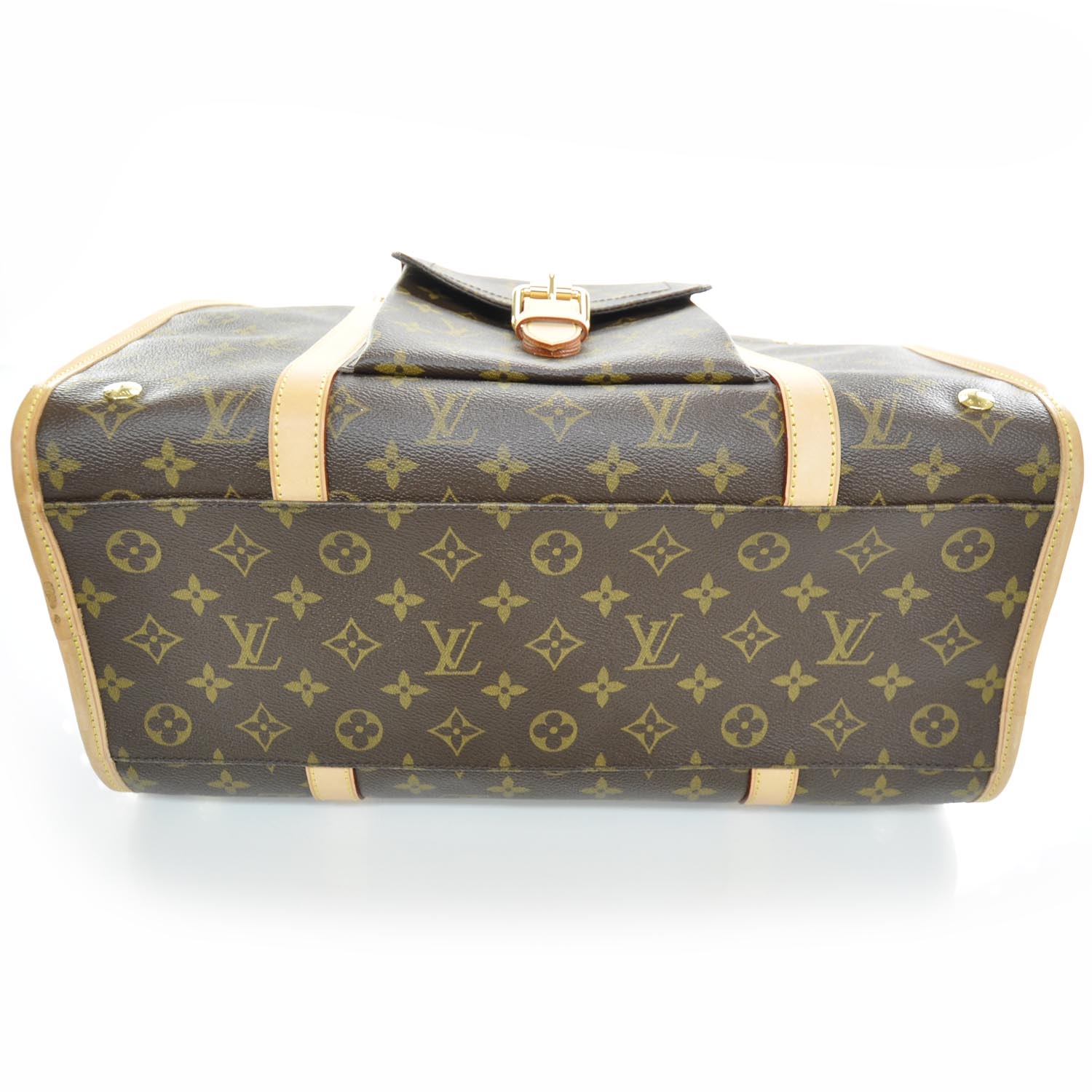 louis vuitton dog carrier baxter monogram pm brown