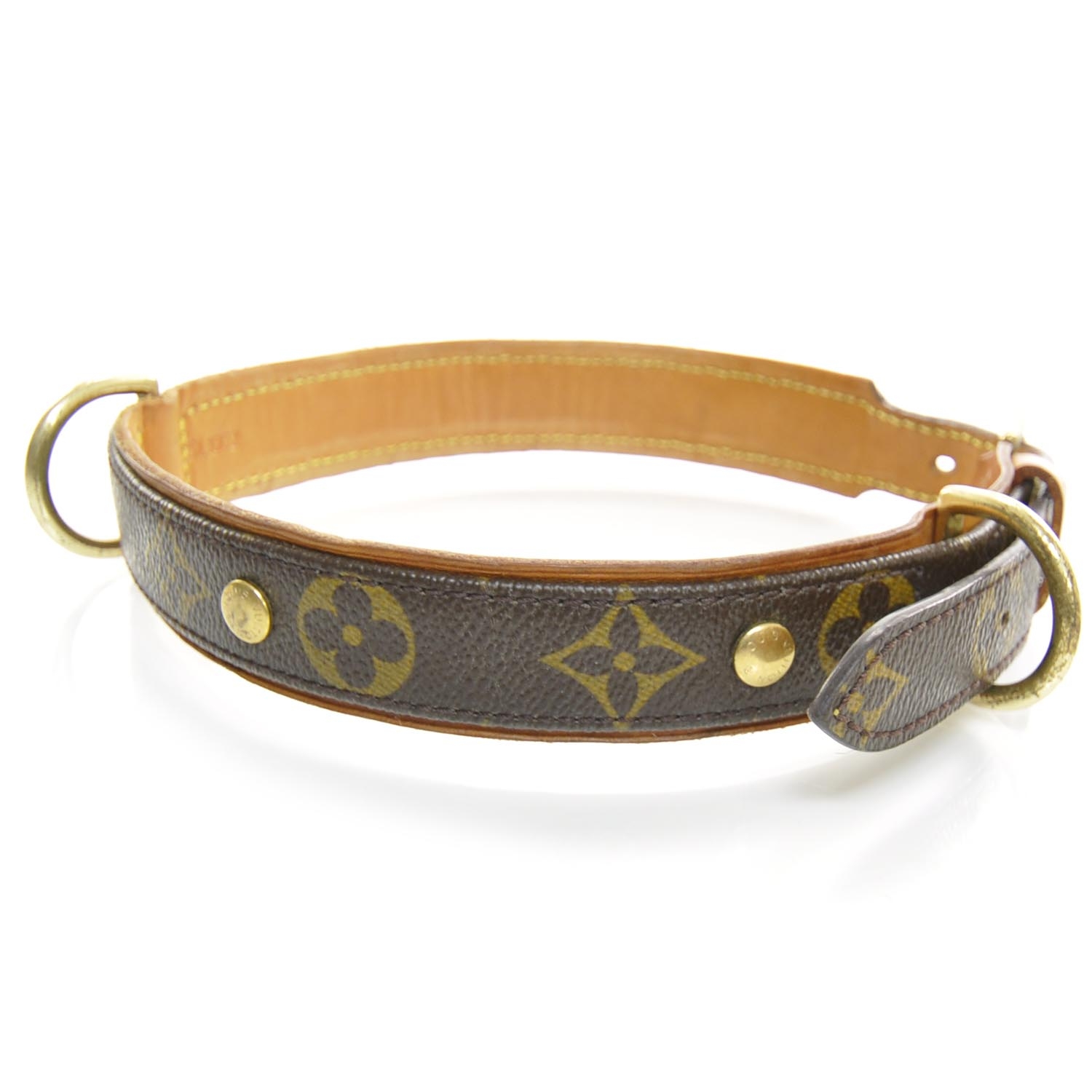 Louis Vuitton - Vintage Luxury Coated Canvas Dog Collar