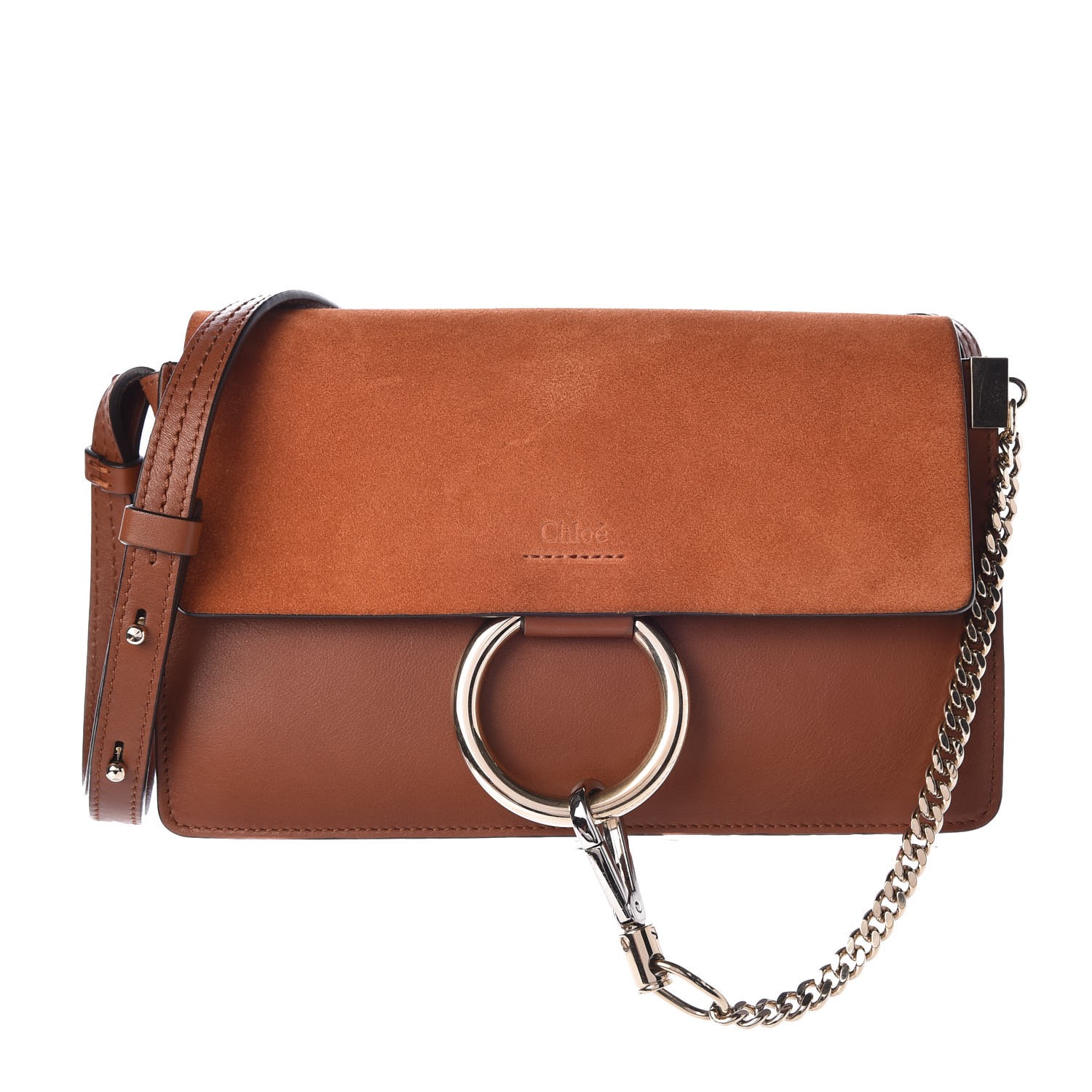 chloe faye bag tobacco