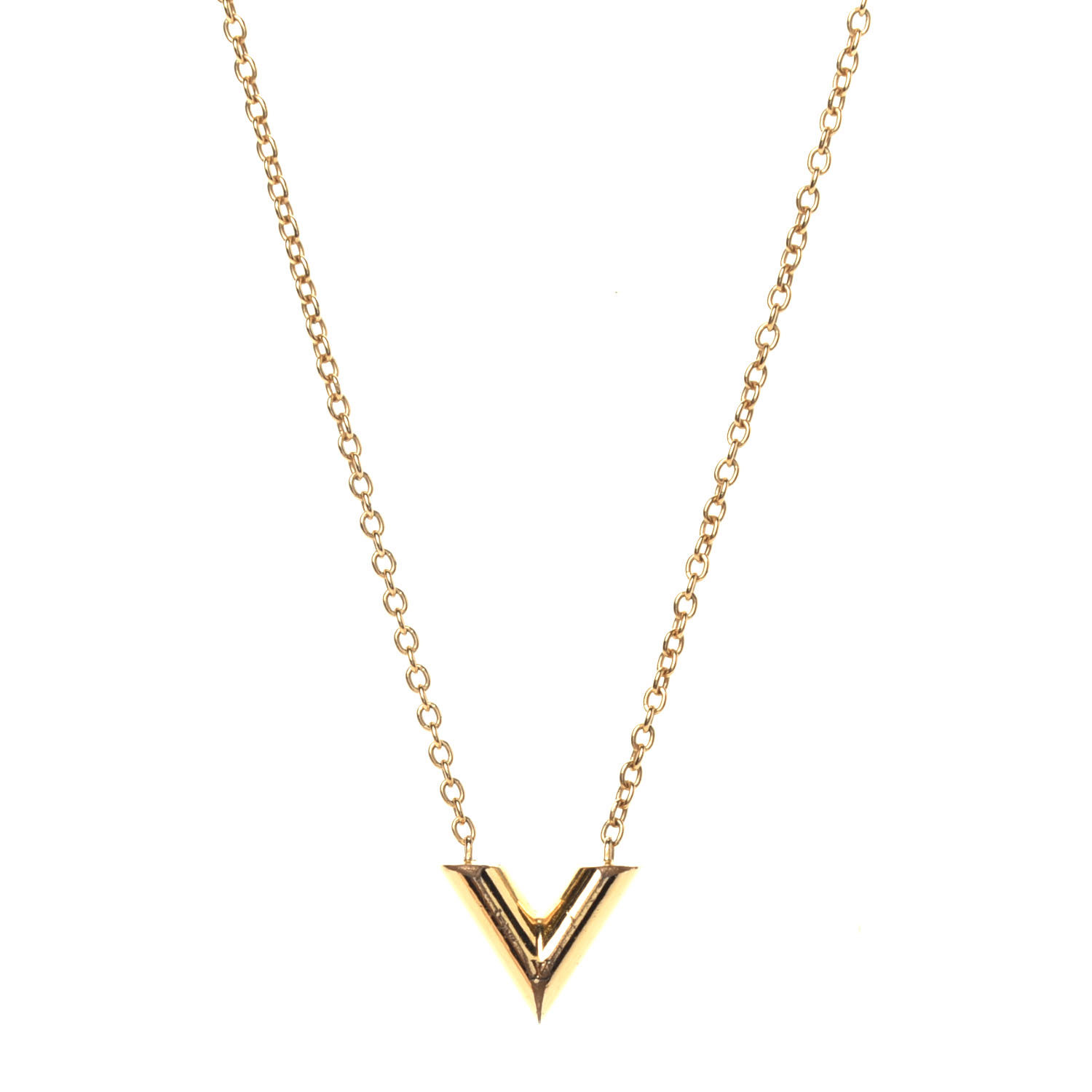 Louis Vuitton 2018-19FW Essential V Necklace (M61083)