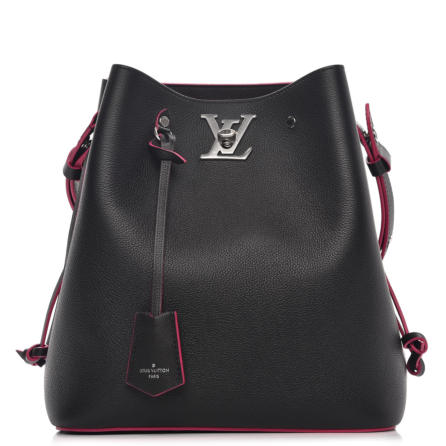 Louis Vuitton Calfskin Lockme Bucket Bag