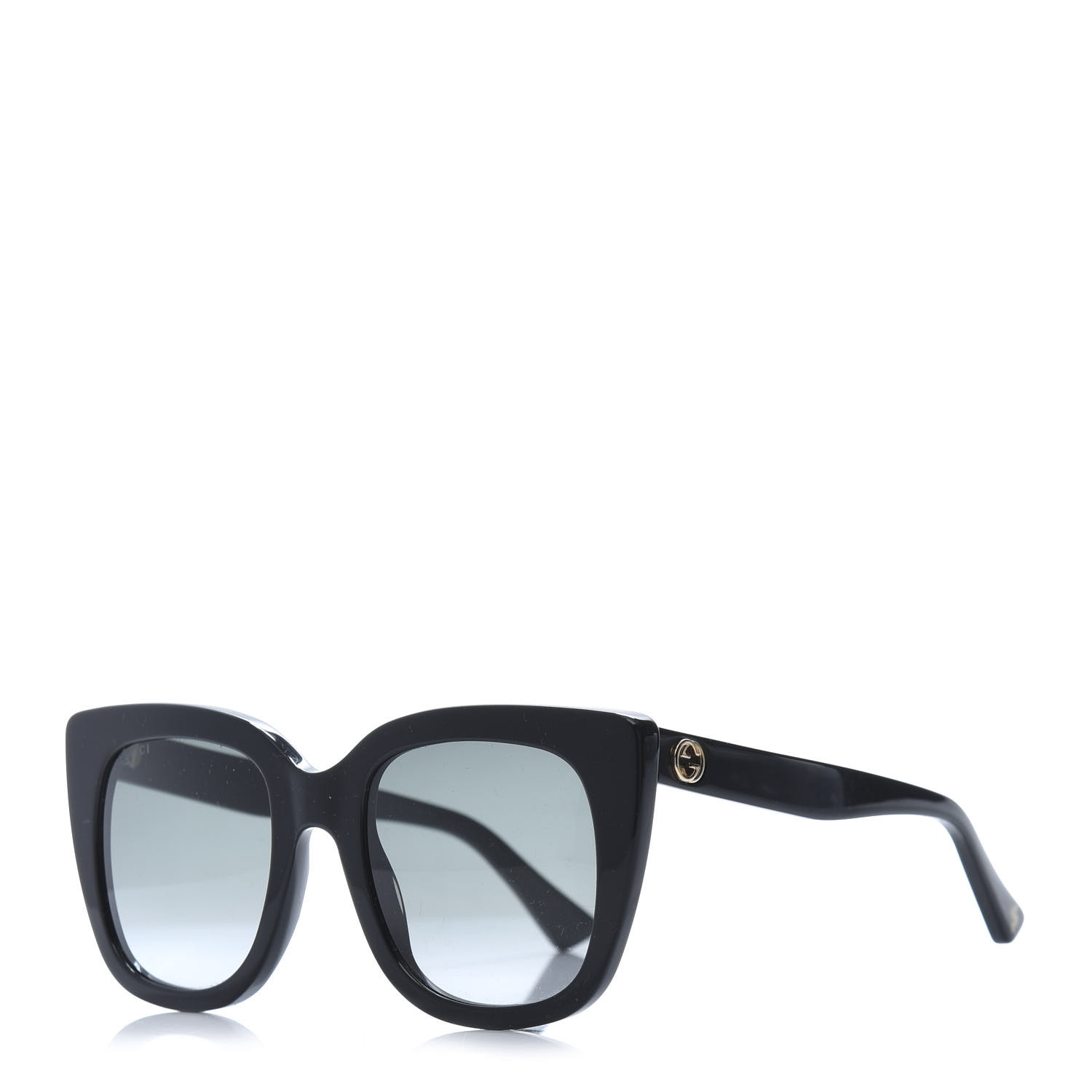 Gucci Cat Eye Gg0163s Sunglasses Black 639789 Fashionphile