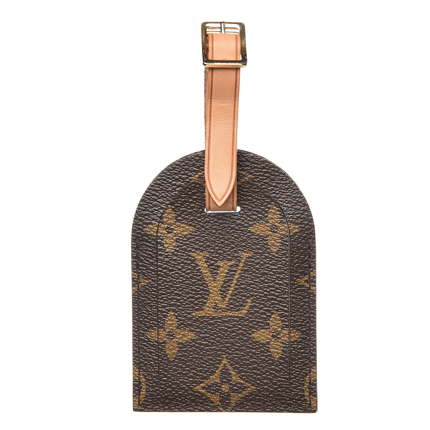 monogram bag tag