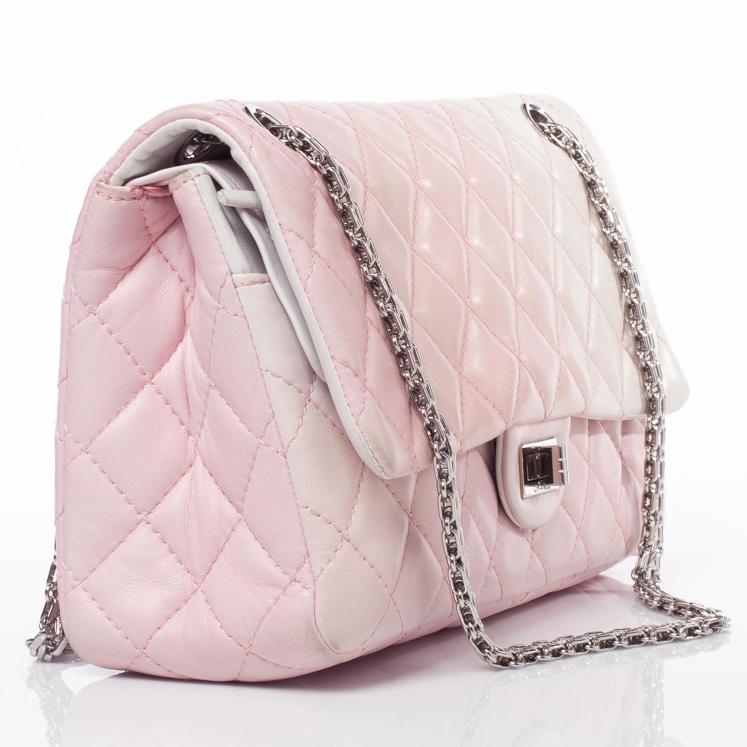 chanel pink lambskin