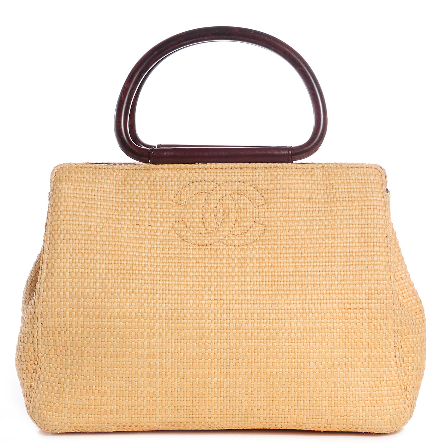 raffia woven bag