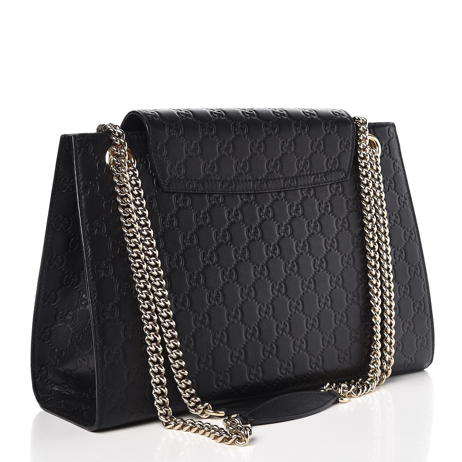 gucci emily guccissima chain shoulder bag