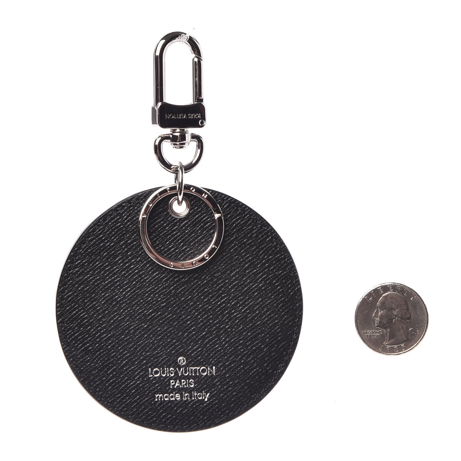 LOUIS VUITTON Monogram Slim Dragonne Bag Charm Key Holder 1178297