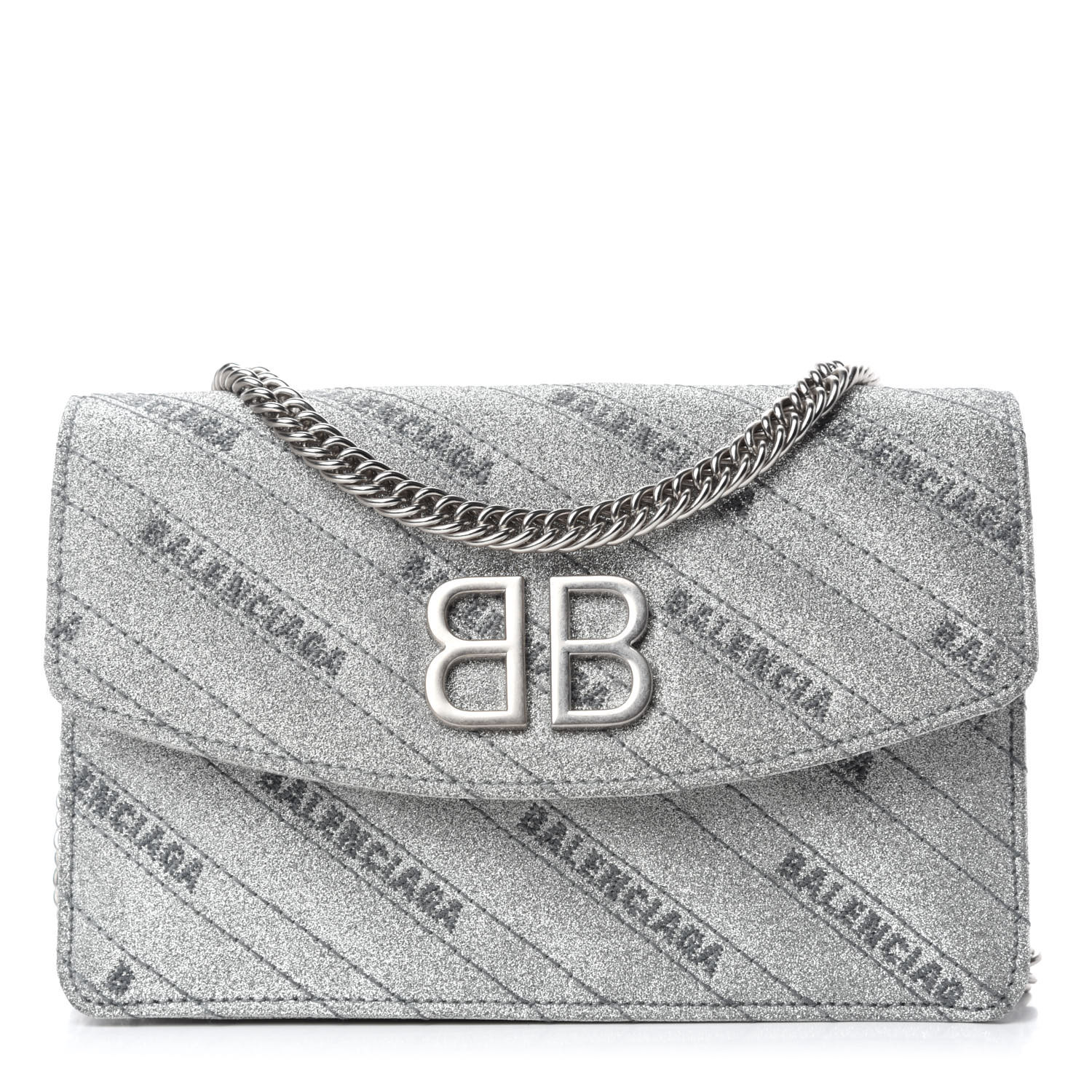 balenciaga hourglass bag wallet on chain