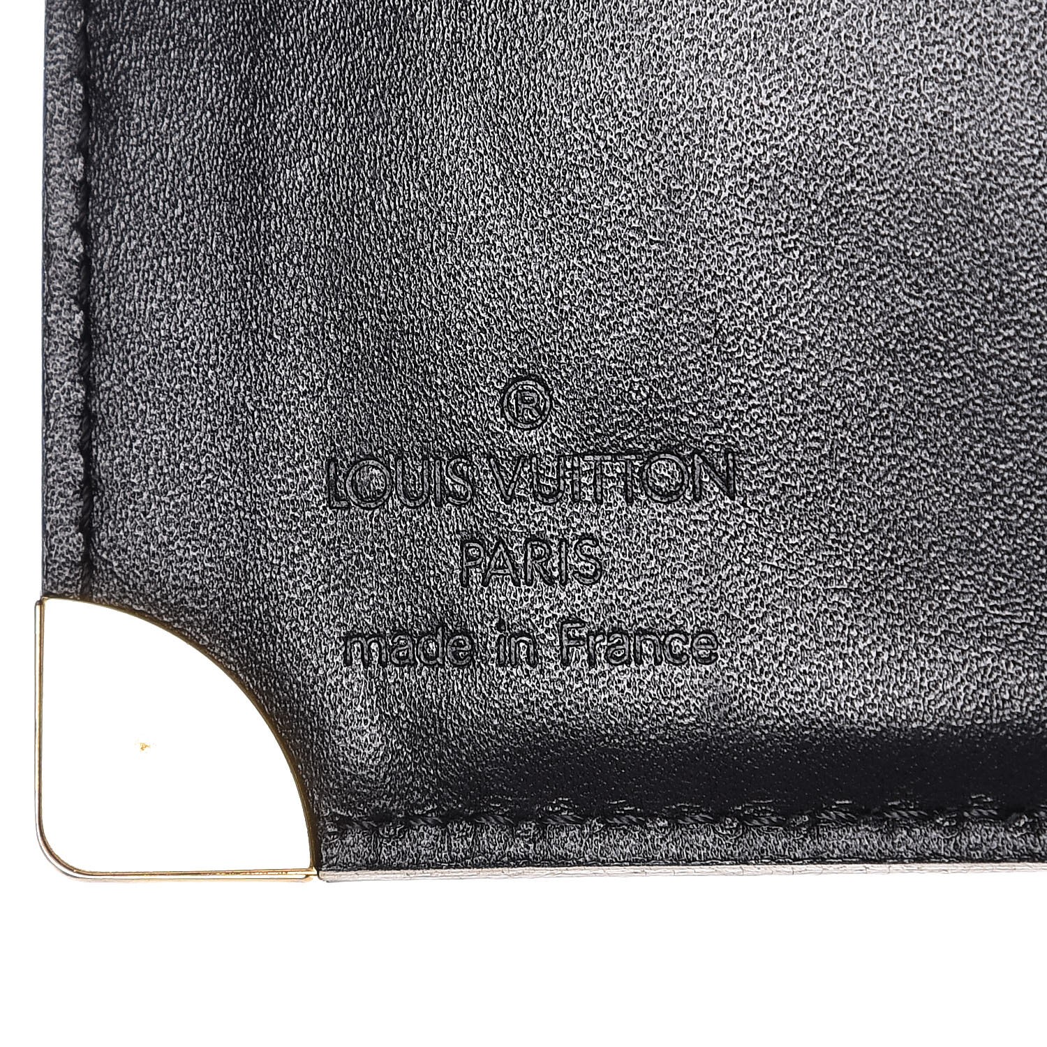 Louis Vuitton M91828 Black Suhali Zipped Compact Wallet