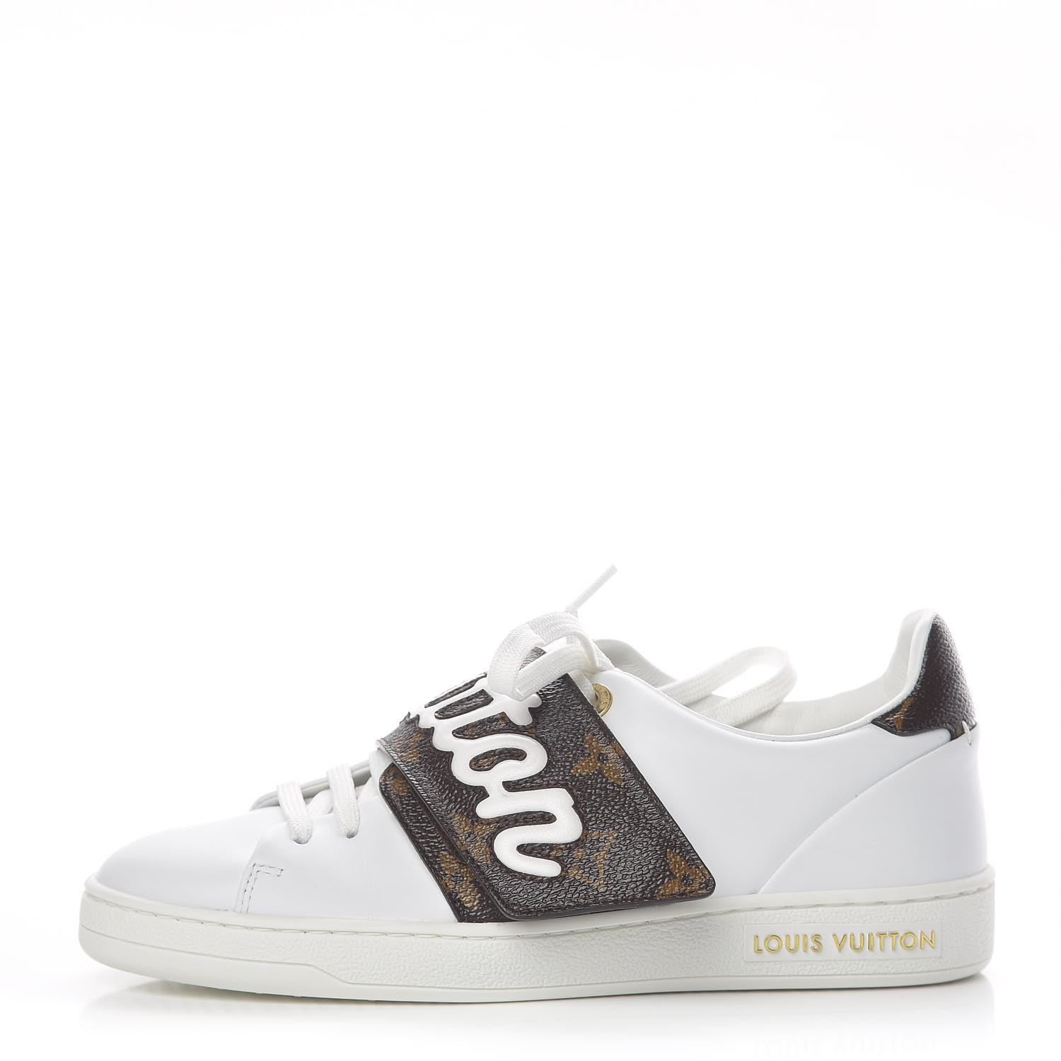 white louis vuitton sneakers with strap
