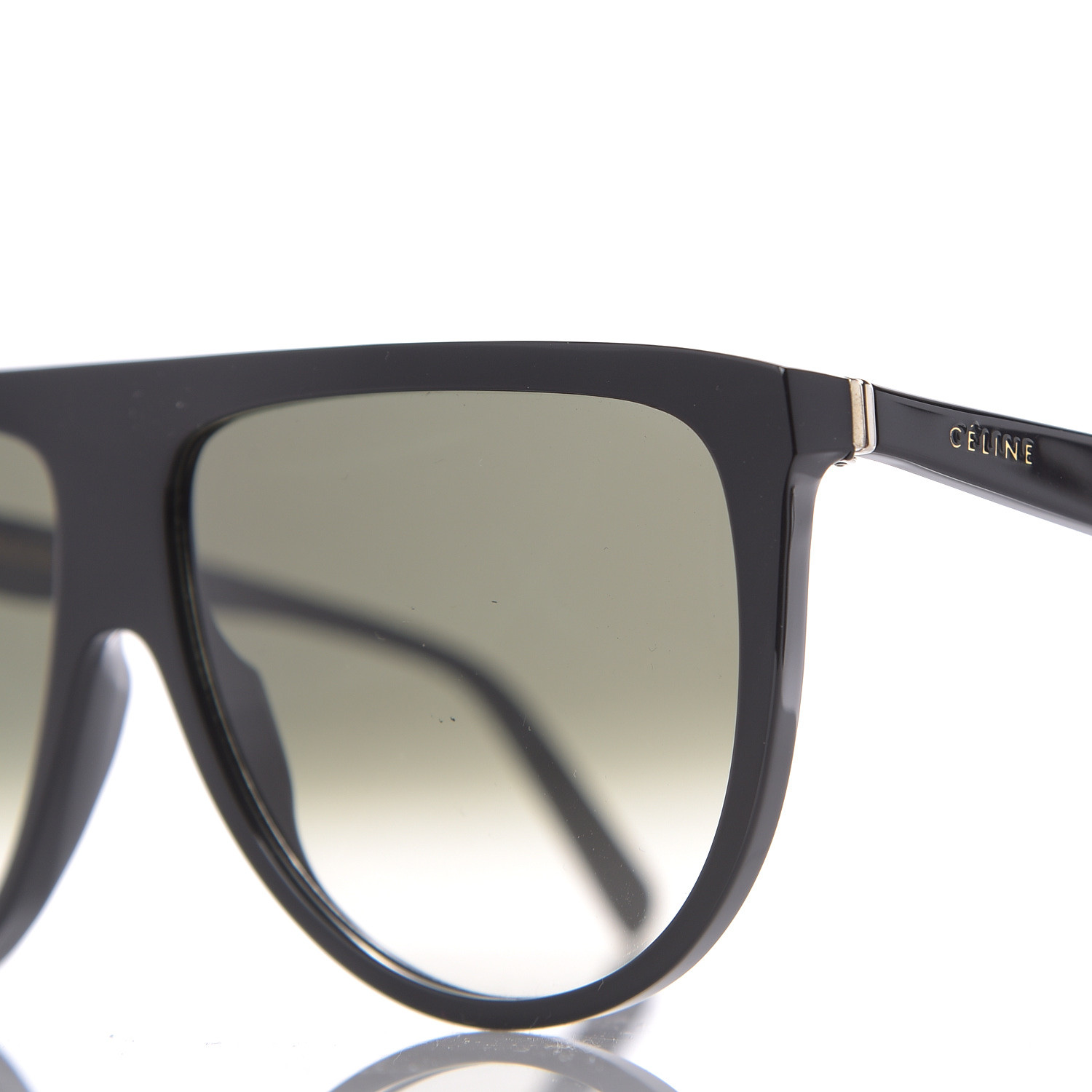 celine thin shadow sunglasses black