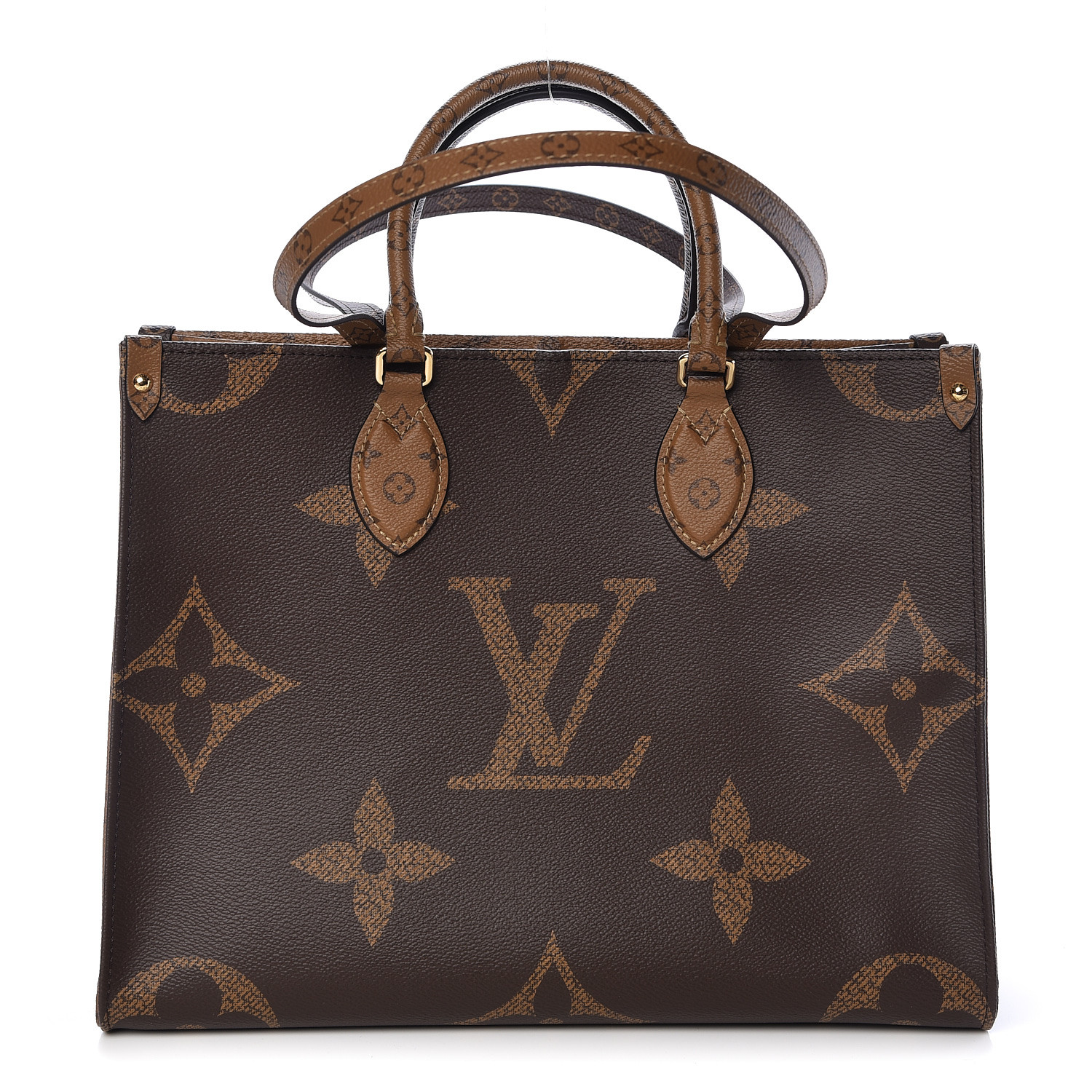 lv on the go reverse monogram