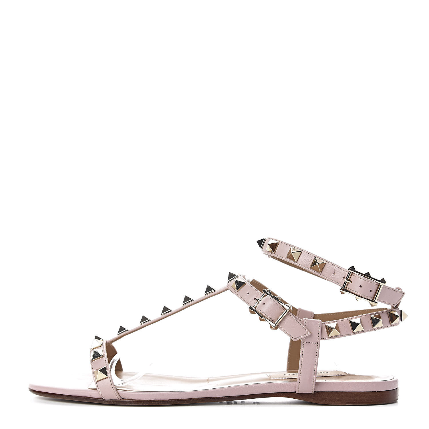 valentino caged flat sandals