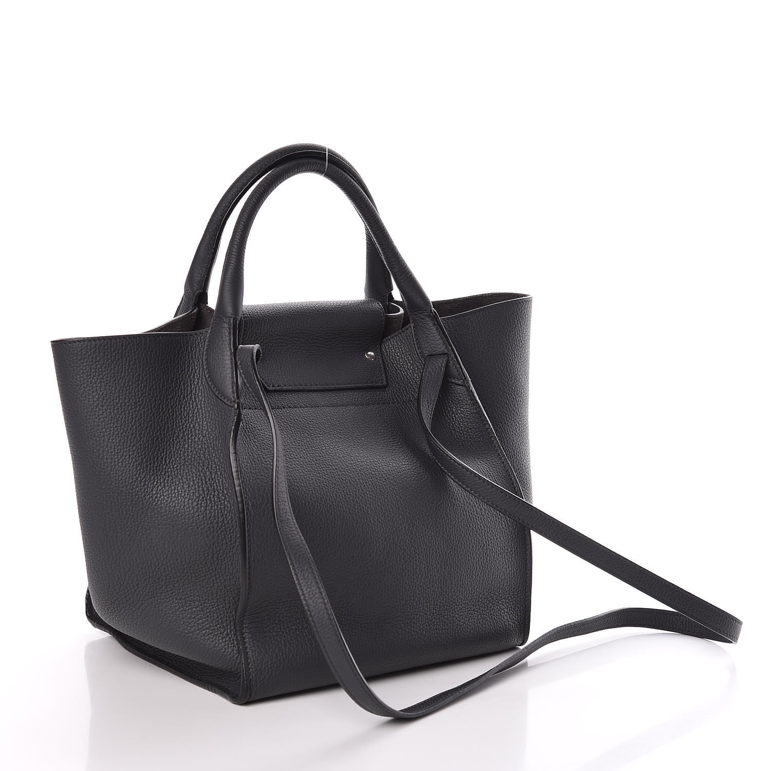 CELINE Supple Grained Calfskin Small Big Bag Anthracite 460006