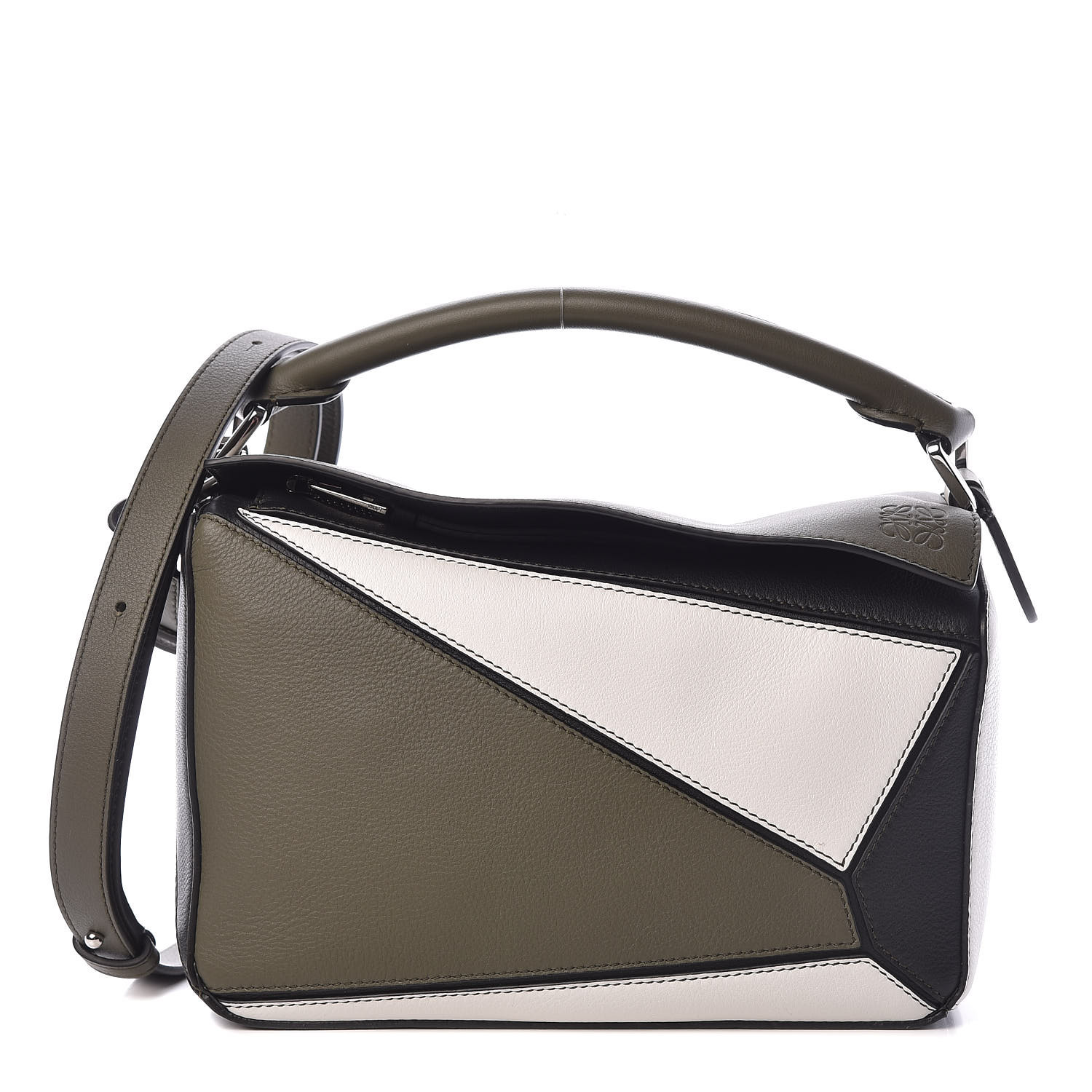 loewe puzzle khaki green