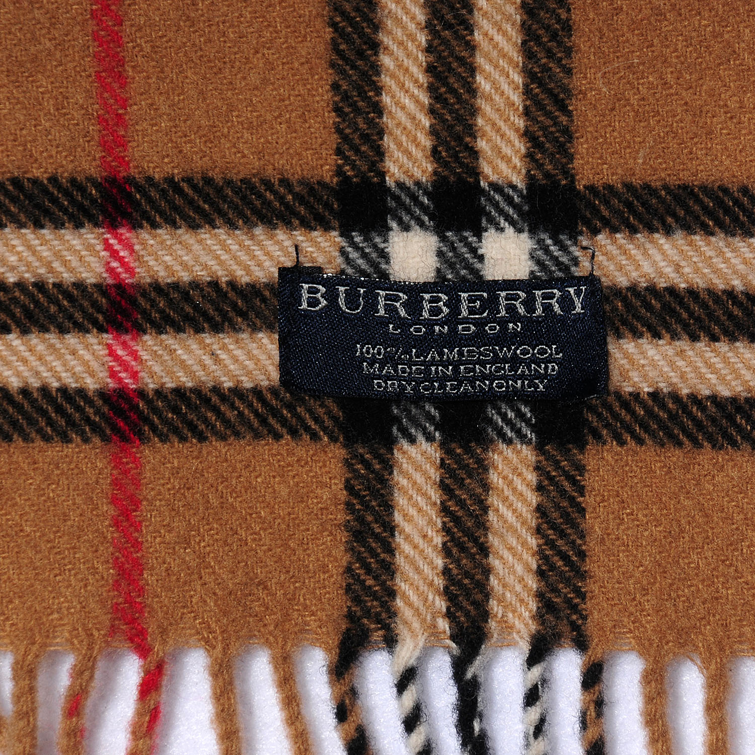 burberry 100 lambswool scarf